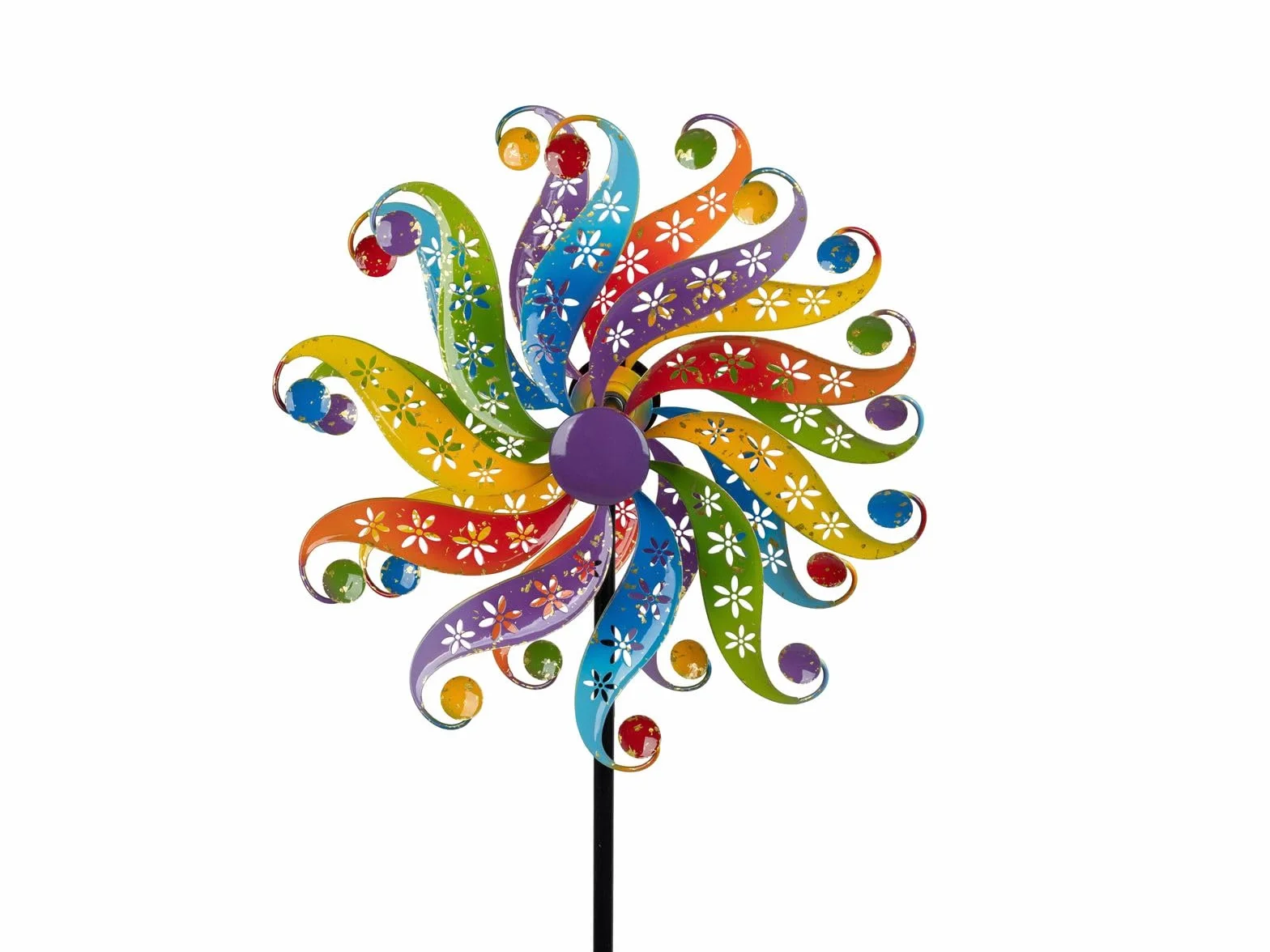 formano Girandola colorata per giardino in metallo, decorazione da giardino