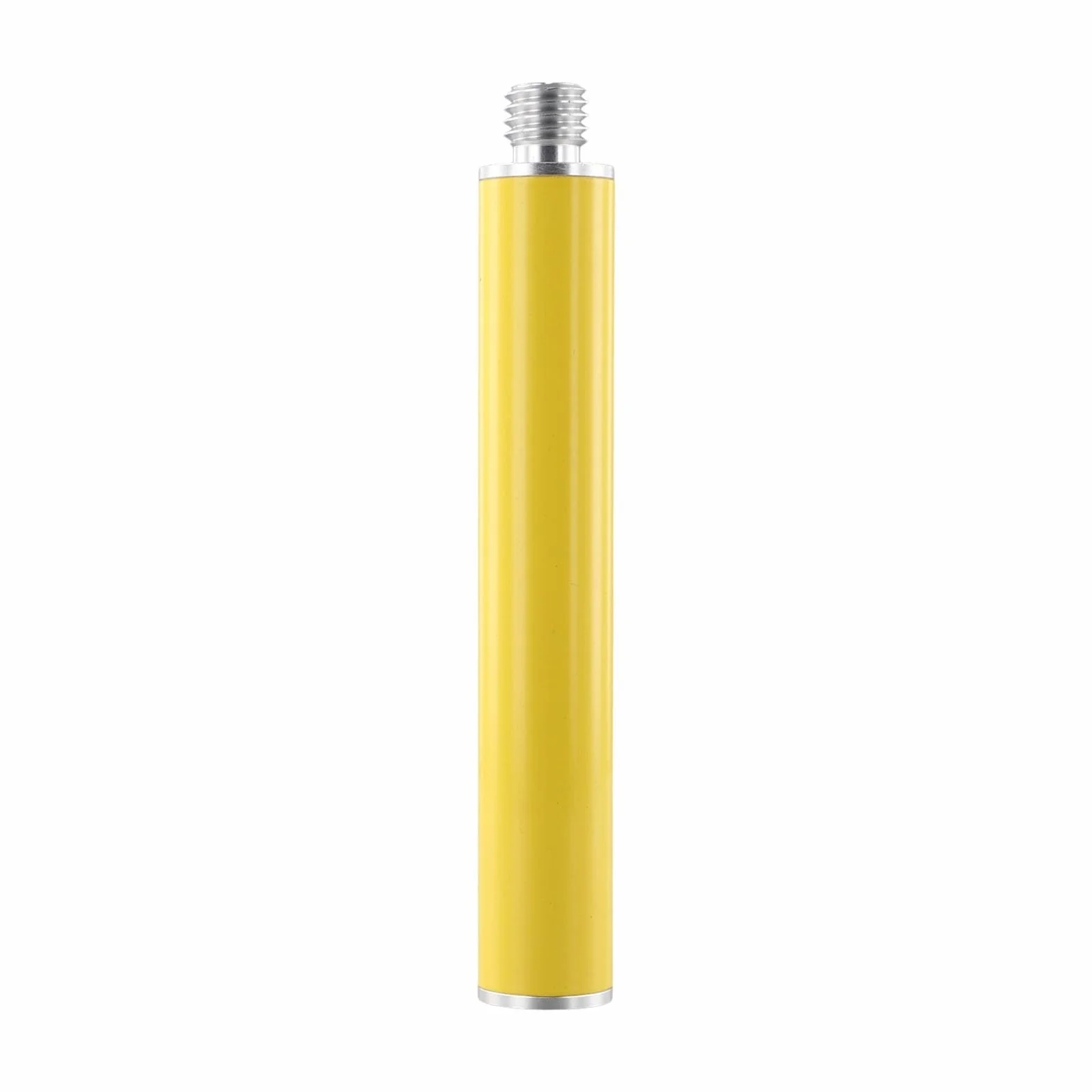 Estensione per palo GPS 25 mm antenna GNSS filettatura 5/8 asta lega alluminio sezione gialla 15 cm