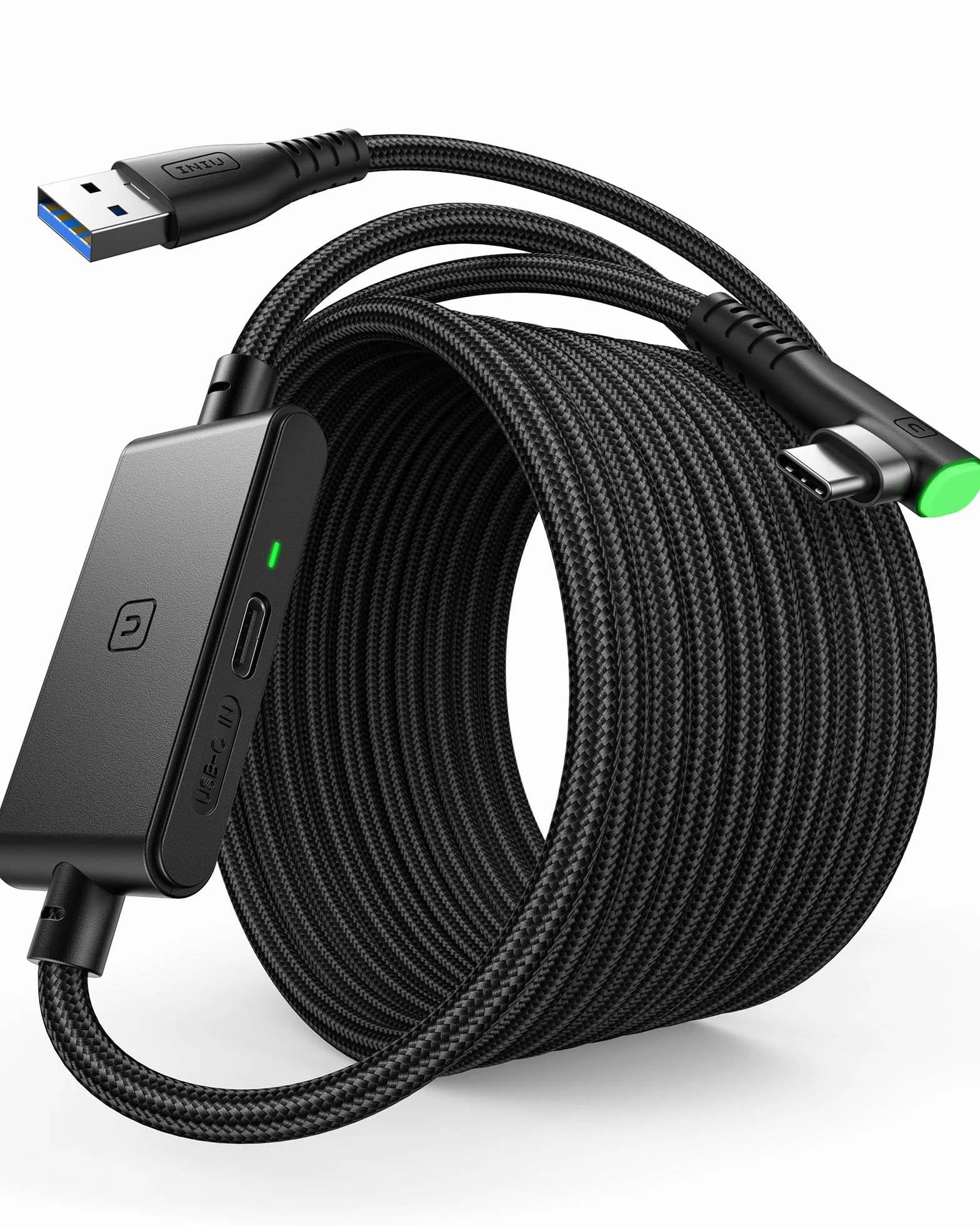 INIU Cavo USB A 3.0 a USB C 5m per Meta Oculus Quest 3 2 1 Pro Pico 4 VR