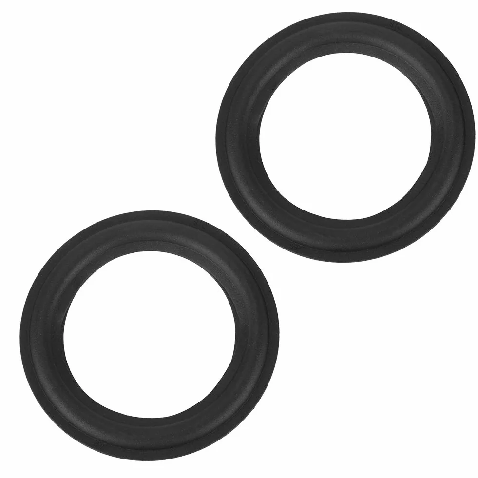 Yosoo Health Gear Bordo in Gomma per Altoparlante 4/5 Pollici Sostituzione Anelli Surround in Schiuma Parti di Riparazione