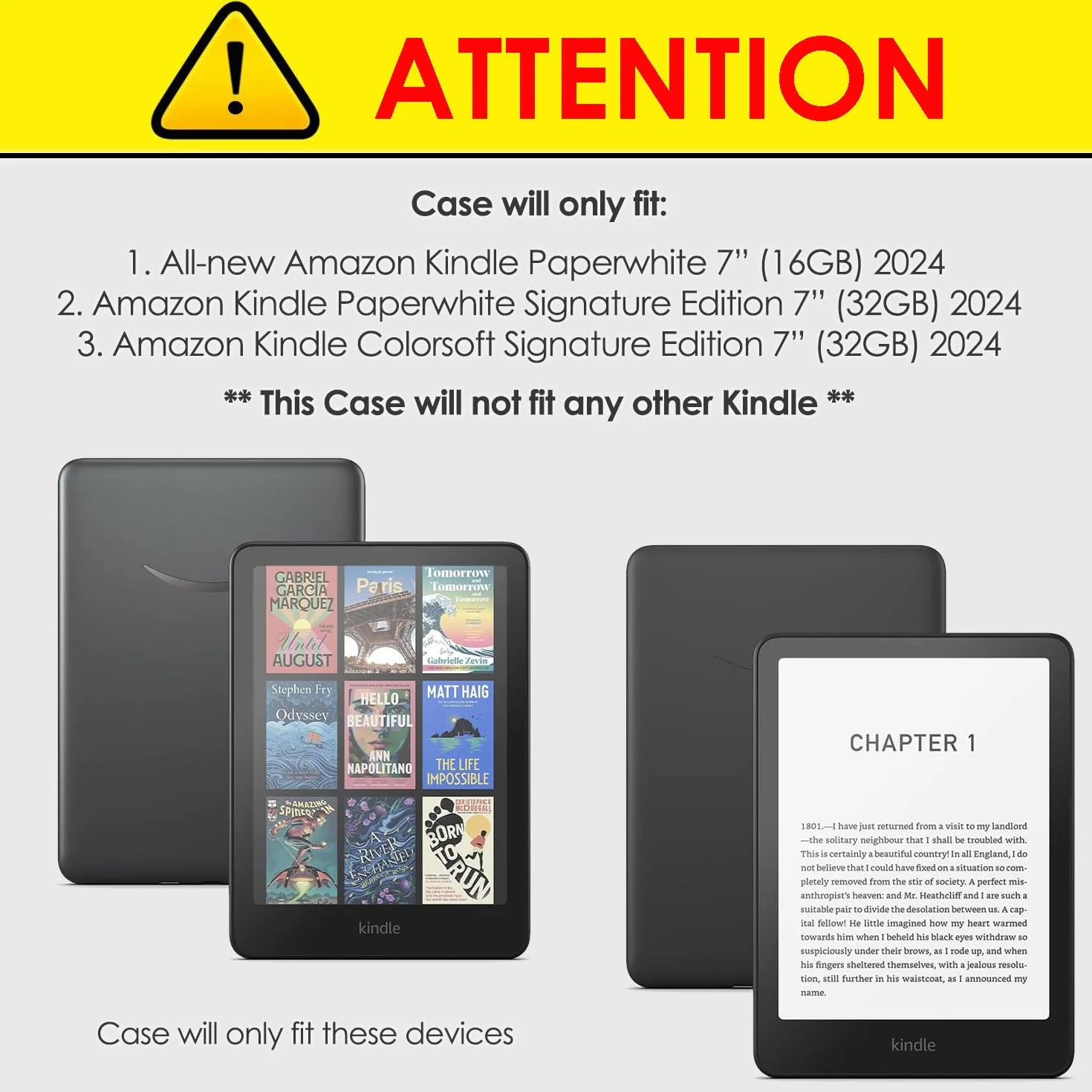 Forefront Cases Custodia Amazon Kindle Paperwhite 7" 2024 16 GB e Signature Edition 32 GB Colorsoft - Oro Rosa - Sottile Leggero Protettiva Auto Svegliati Sonno Cover