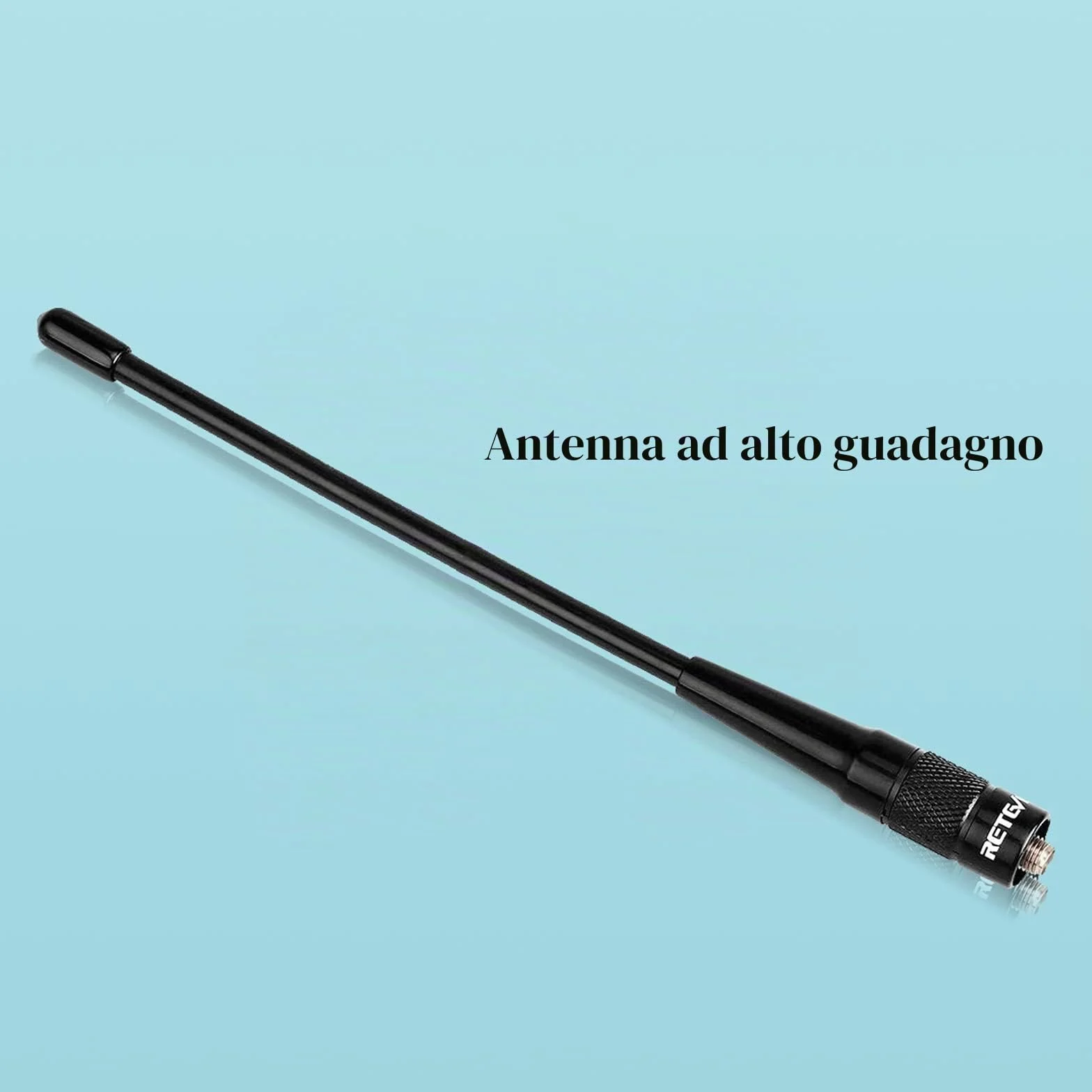 Retevis RHD701 Walkie Talkie Antenna VHF/UHF Dual Band SMA-F Compatibile con Baofeng UV-5R