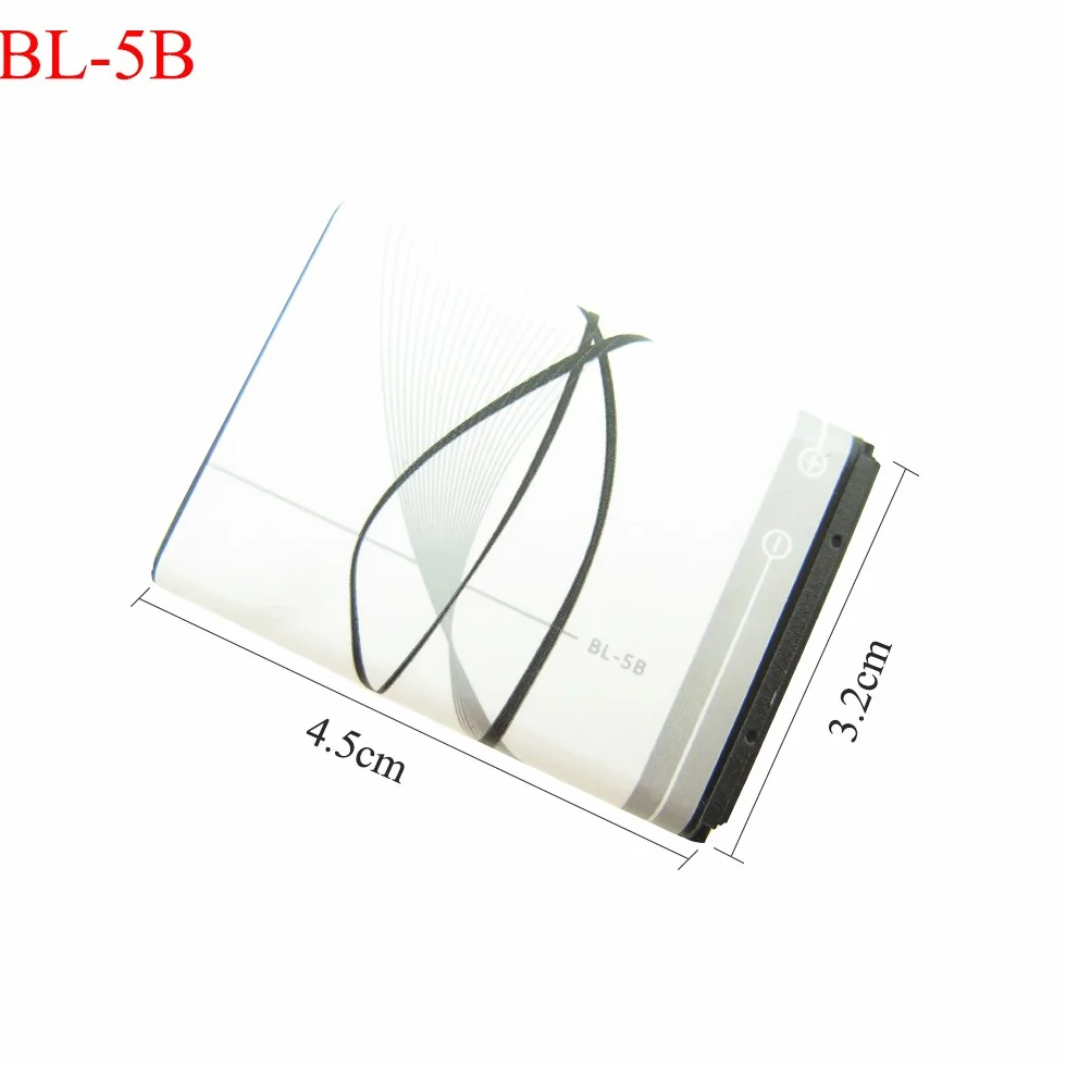 XHDATA BL-5B batteria 3.7V 1020mAh 2pcs