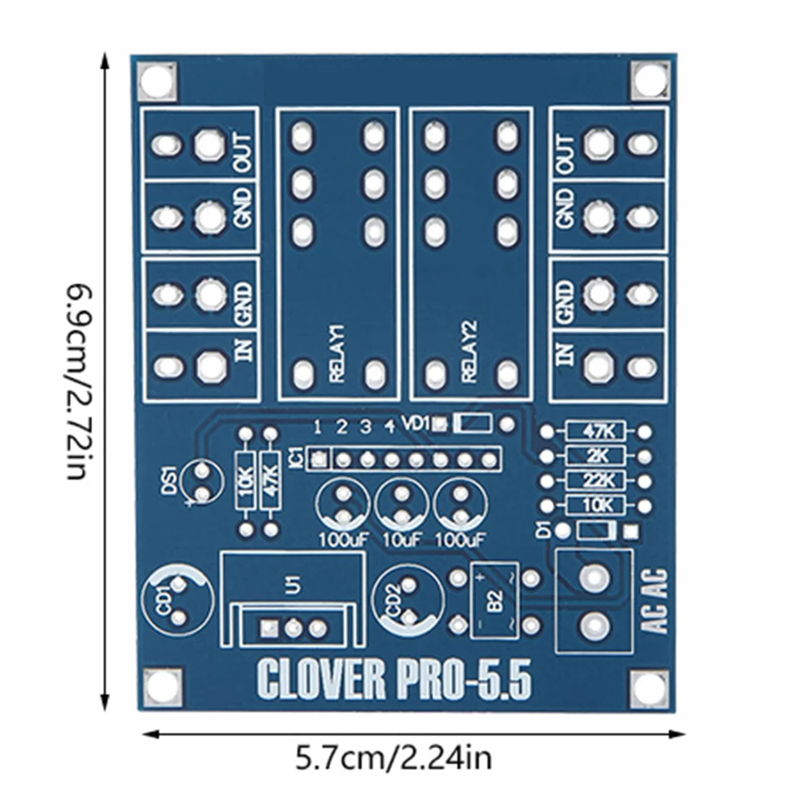 Modulo Protezione Altoparlante UPC1237 Doppio Relè 12-24V Amplificatori Stereo Audio Professionali