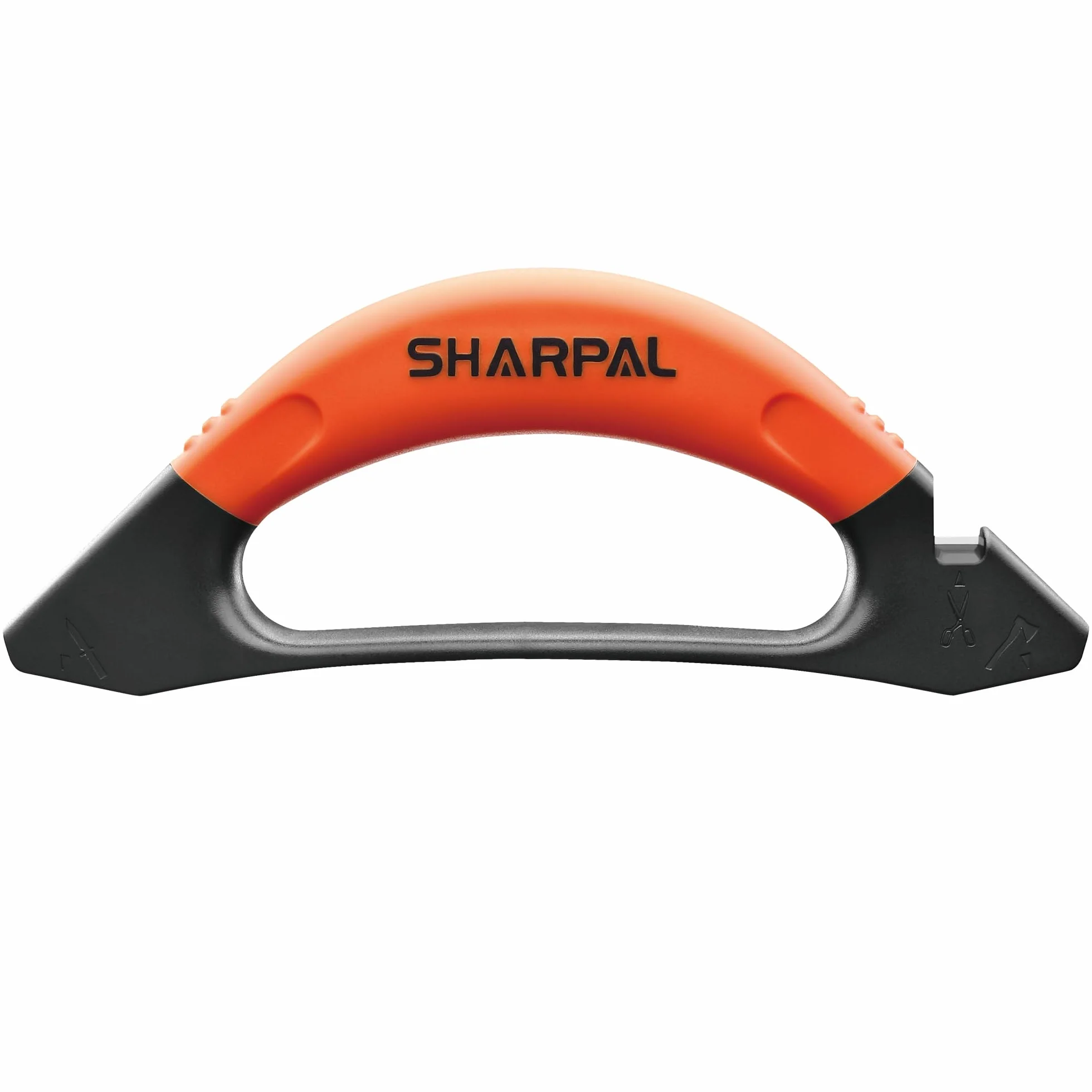 Sharpal 112N Affilatrice 3 in 1 per coltelli, accette, asce, machete, forbici, attrezzi da giardino, acciaio al tungsteno per smerigliatura grossolana, ceramica per finitura