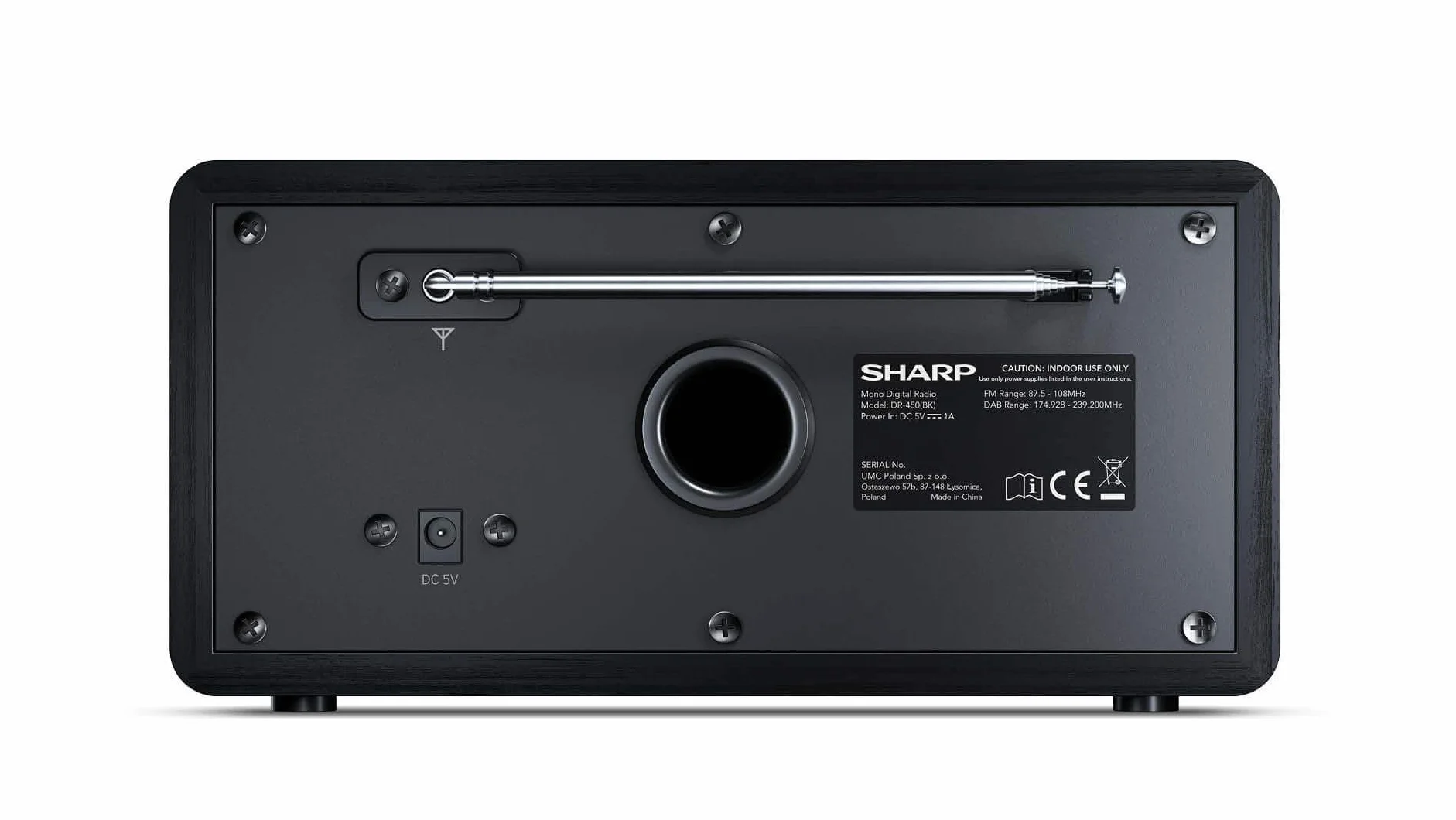 Sharp DR-450 radio Acero inoxidable
