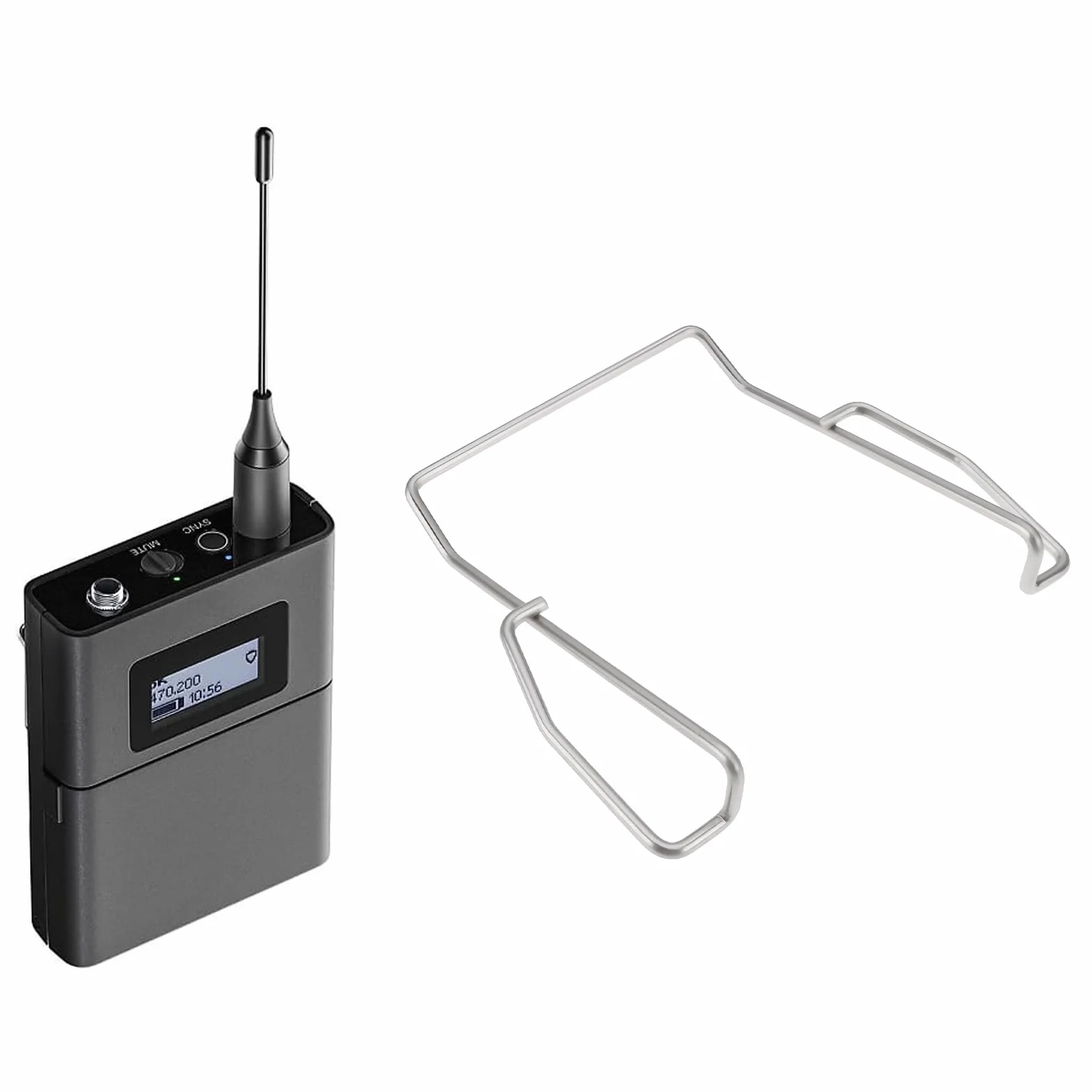 2 clip da cintura per trasmettitore wireless Bodypack compatibile con Sennheiser G1 G2 G3 EW100 EW300 EW500