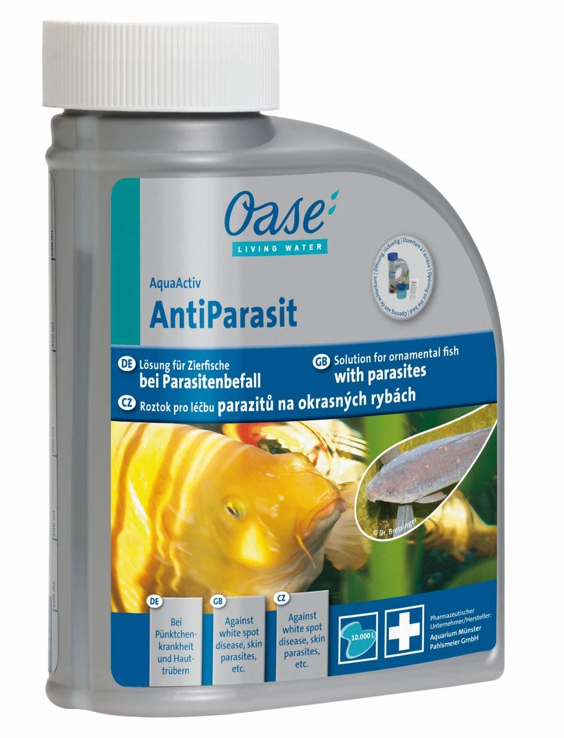 OASE 50565 AquaActiv Antiparassite, 500 ml