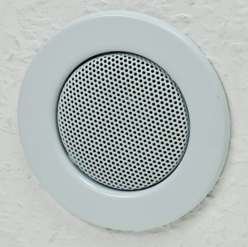 Mini Built-in Ceiling Speaker Halogen Look Ø 8 cm Bianco