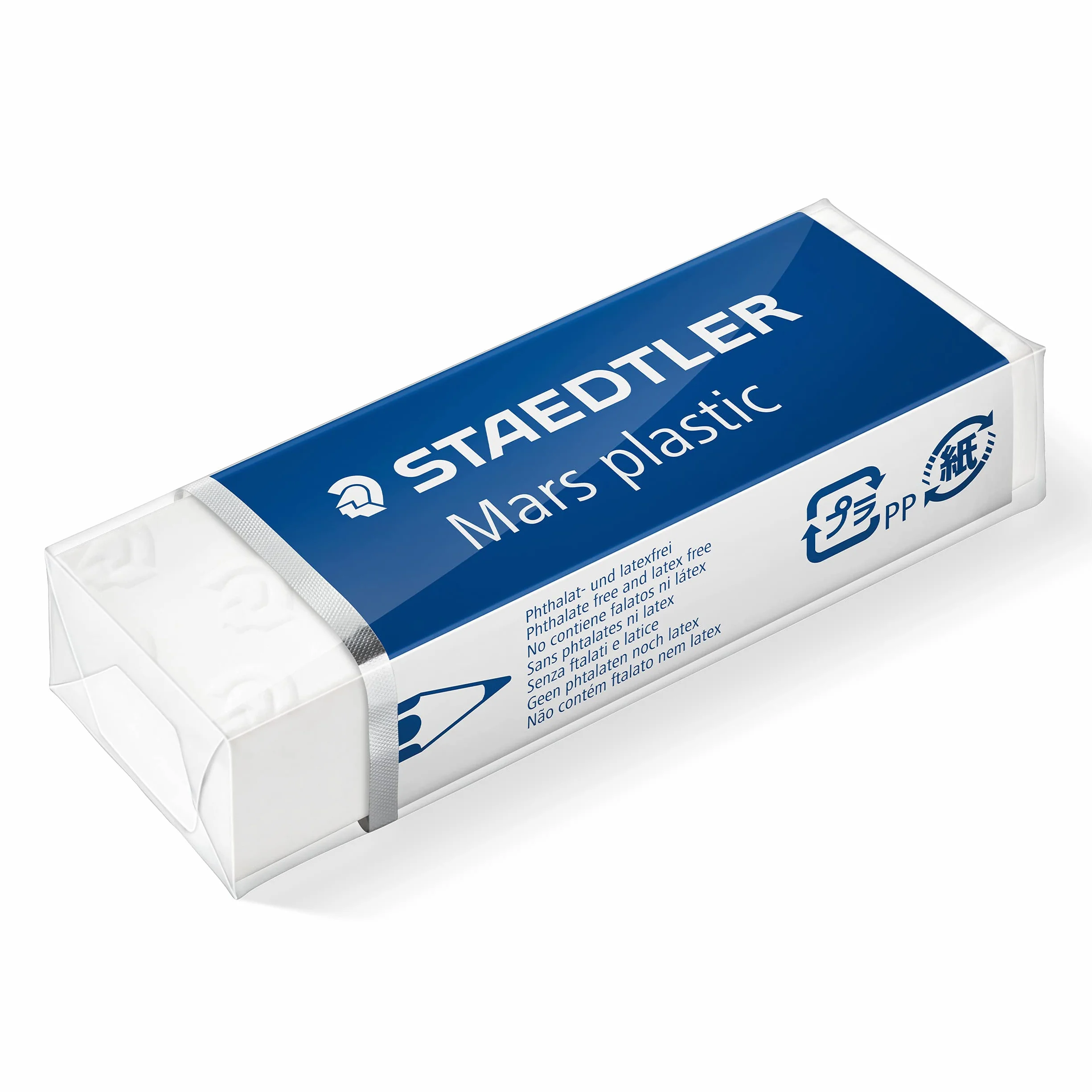 Staedtler Mars Plastic Gomme da Cancellare Set 4 Pezzi Cancelleria Scuola Ufficio