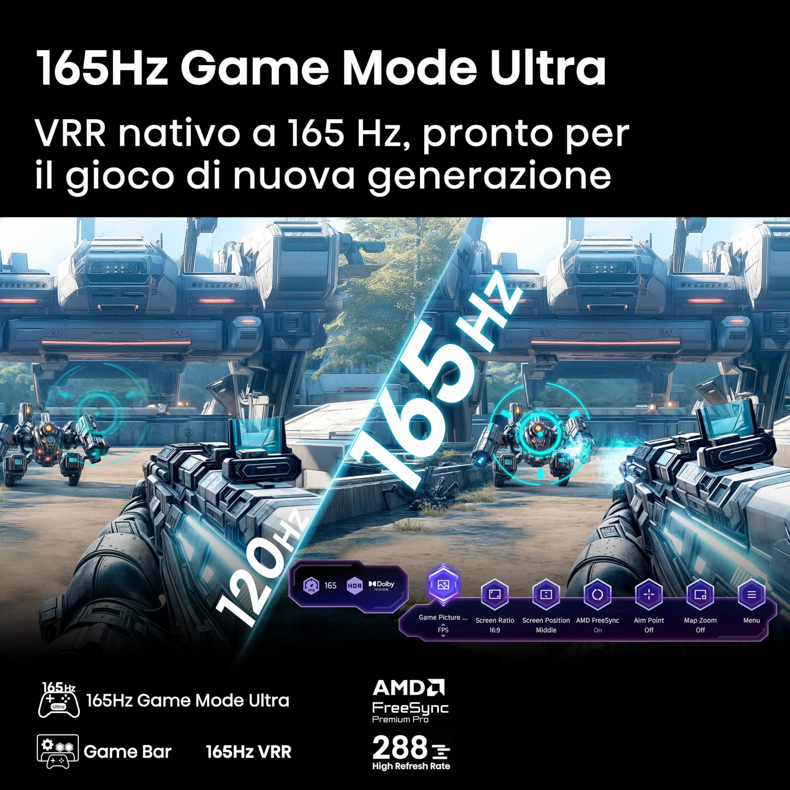Hisense 50" Mini-LED 4K Smart TV 50U72Q 144Hz Dolby Vision IQ HDR10+ Game Mode PRO Dolby Atmos 2.1