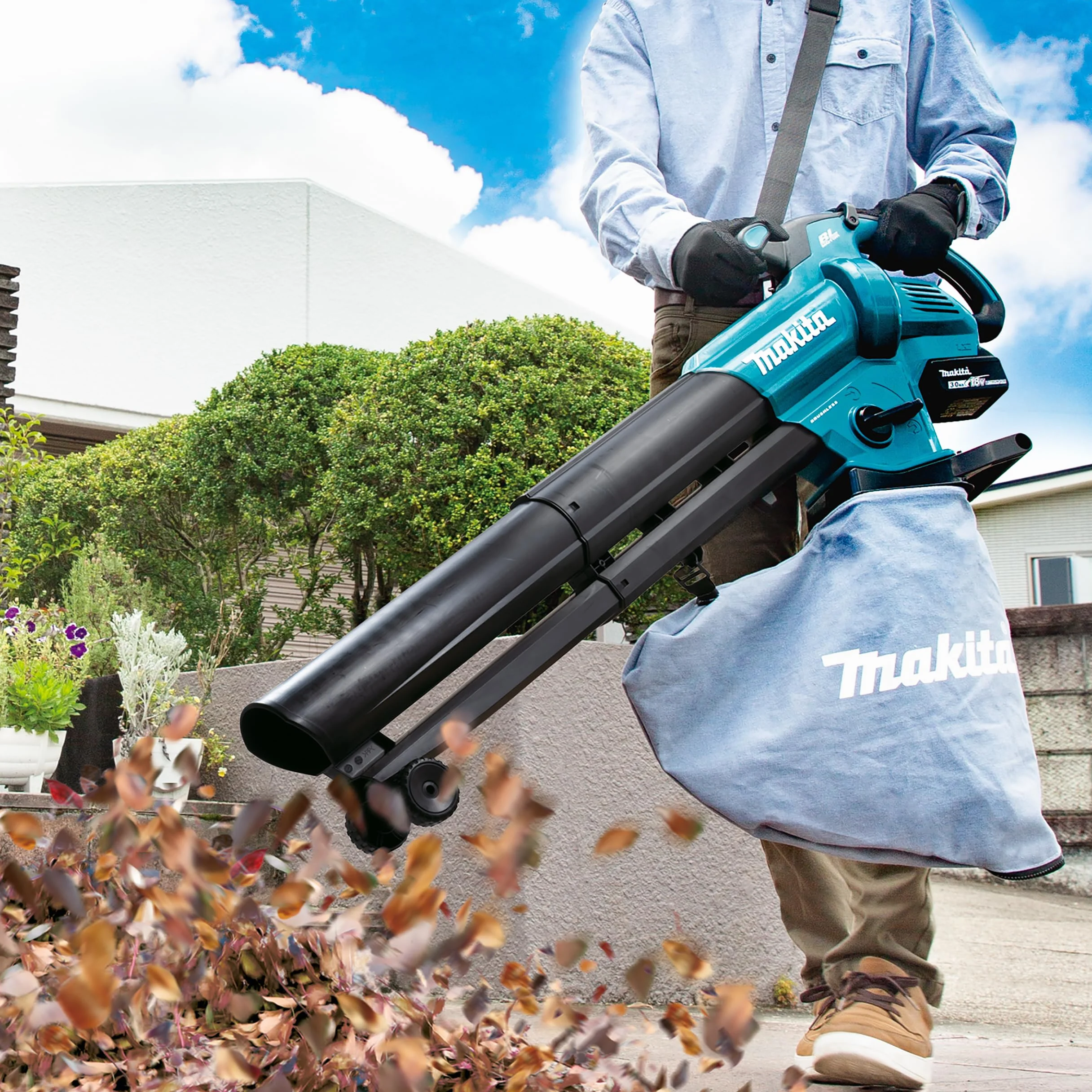 Makita DUB187Z Soffiatore/Aspiratore Batteria LXT 18V 64 m/s 4,2 m³/min 3,3 kPa 6,1m³/min