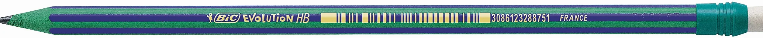 BIC Evolution Stripes 12 matite HB media senza legno infrangibile