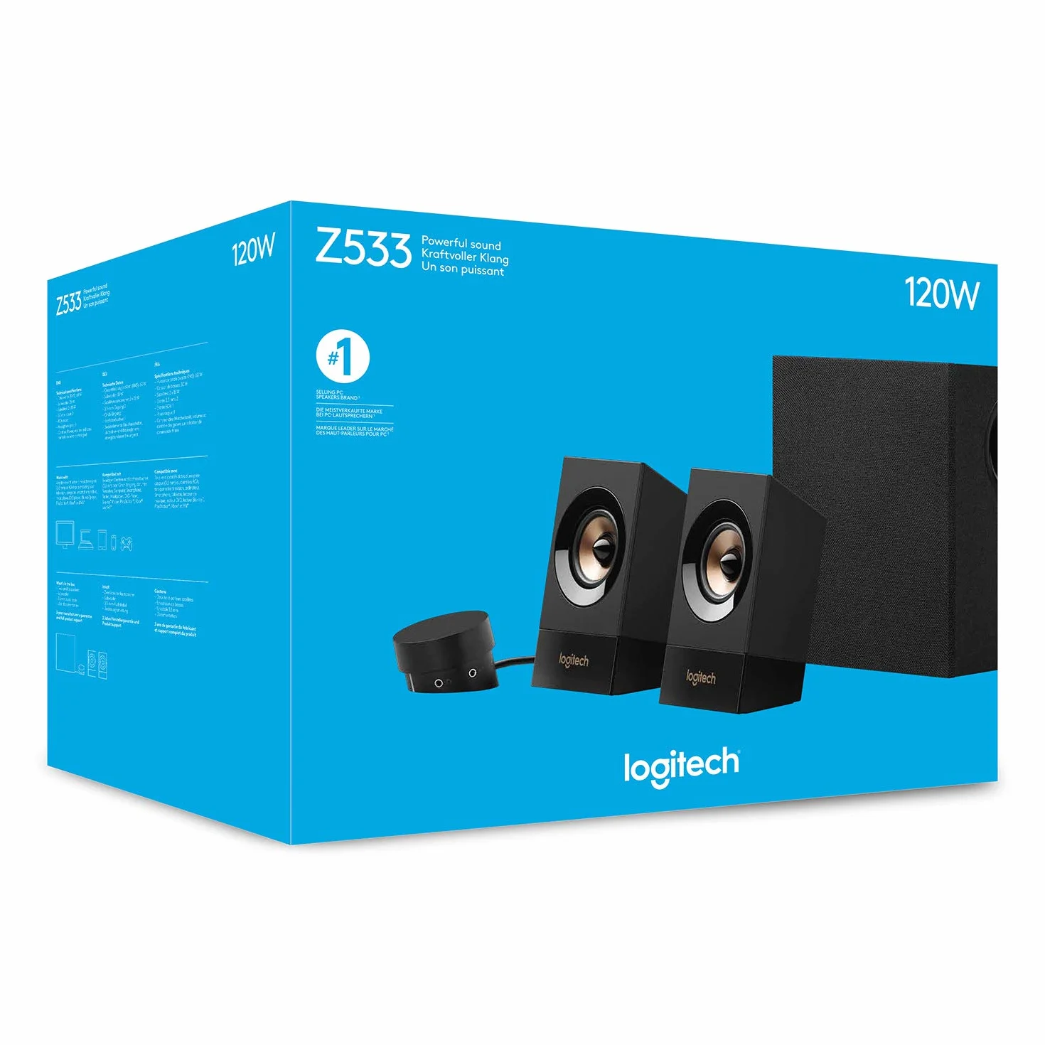 Logitech Z533 2.1 Altoparlanti Multimediali Subwoofer 120W 3.5mm RCA
