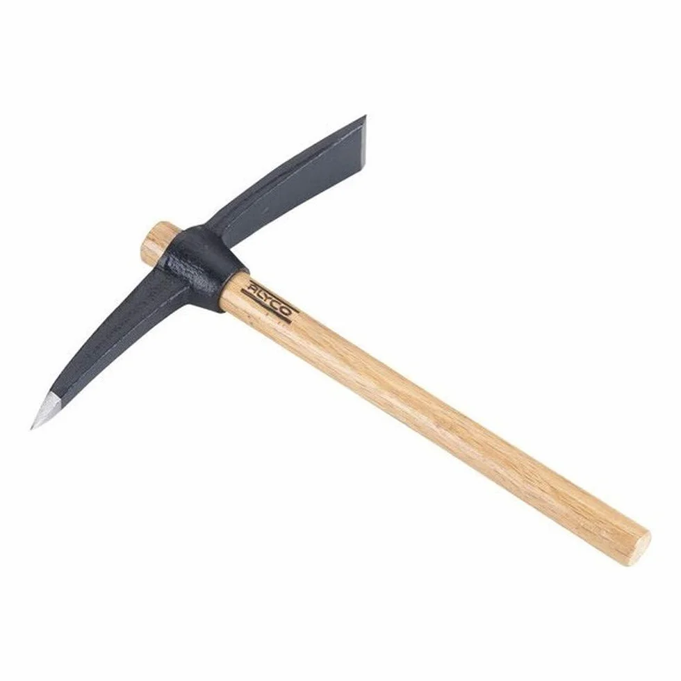 Alyco 198660 198660 - Alcotana Pala-Pico Manico in Legno 650 gr, Nero