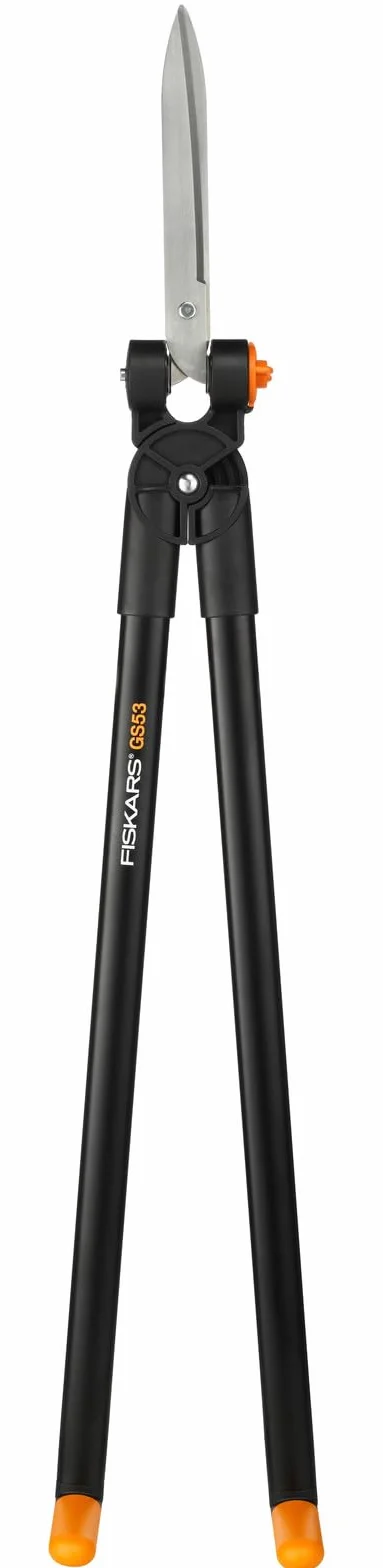 Fiskars Cesoie per erba e siepi PowerLever GS53 2,5 m Nero Arancione