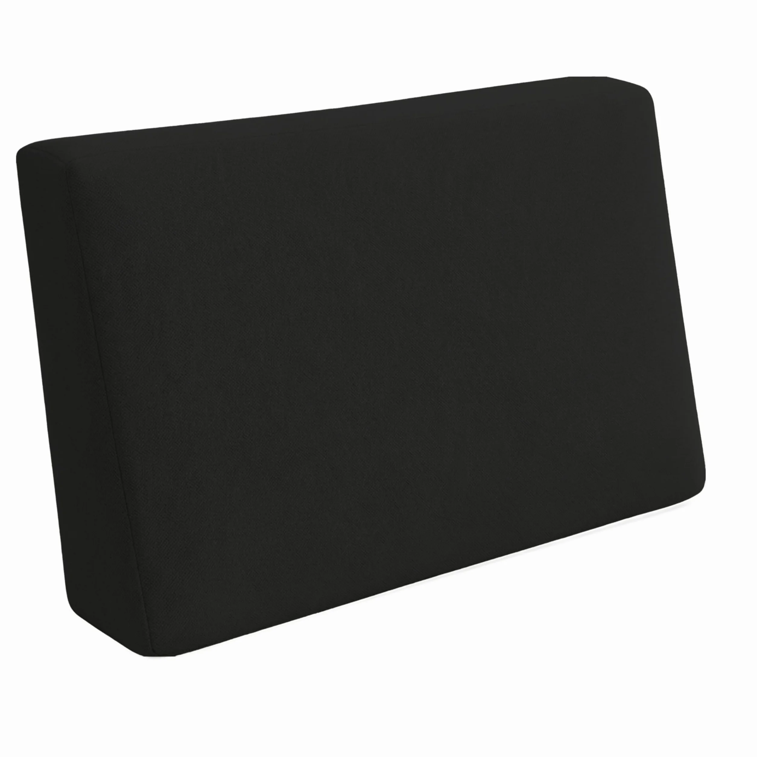 POKAR Cuscino-schienale laterale 60x40cm per Divano da Giardino Impermeabile, fodere lavabile, Nero