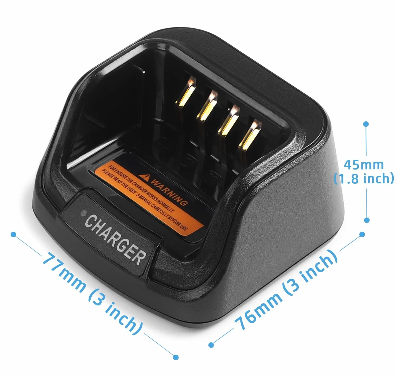 Base per Caricabatterie Compatibile Hytera HP605 PD405 PD505 PD565 PD605 PD700 PD702 PD705 PD780