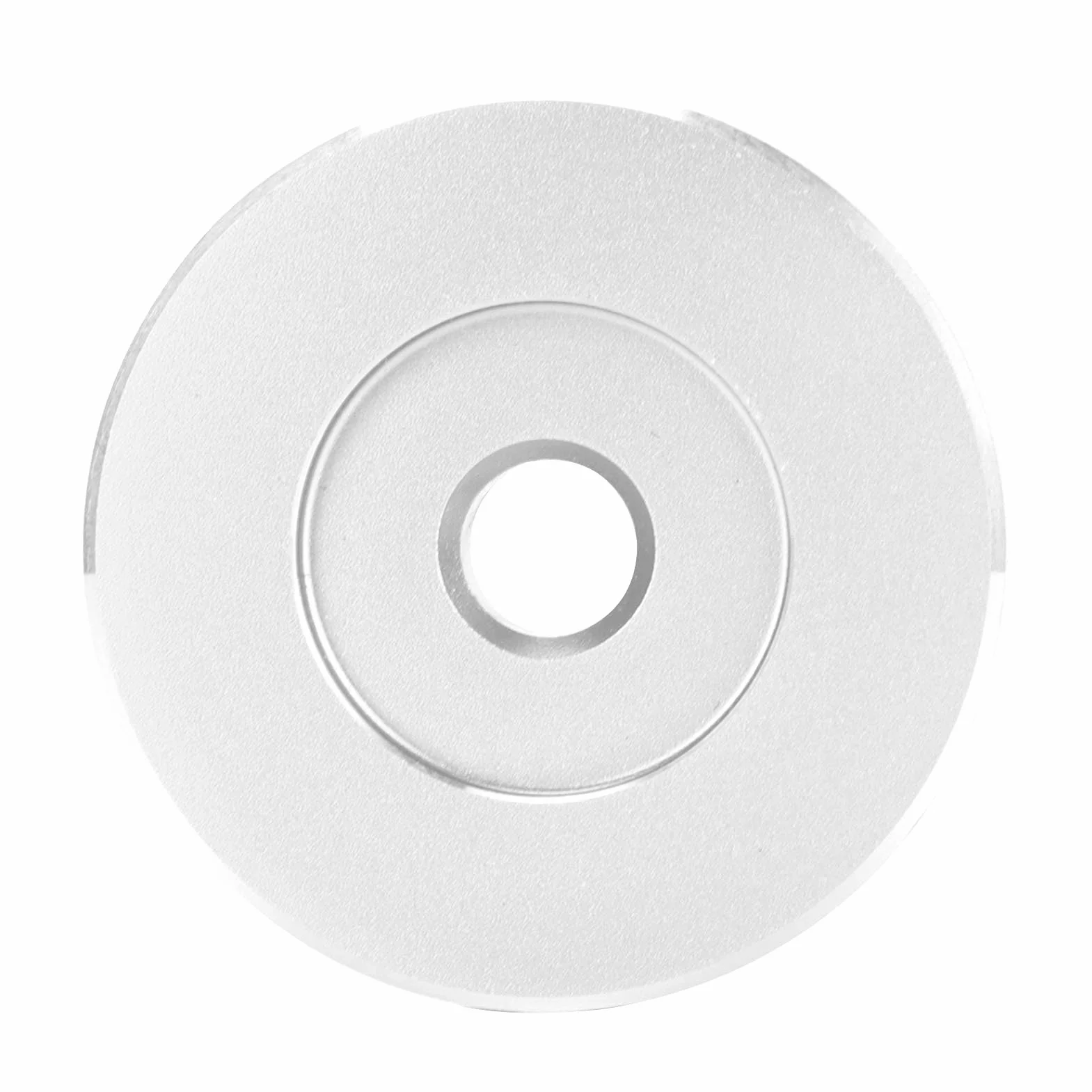 Adattatore per 45 Giri/min, Morsetto per Dischi con Foro Grande 38mm x 8mm Alluminio per Giradischi 7 Pollici (Silver)