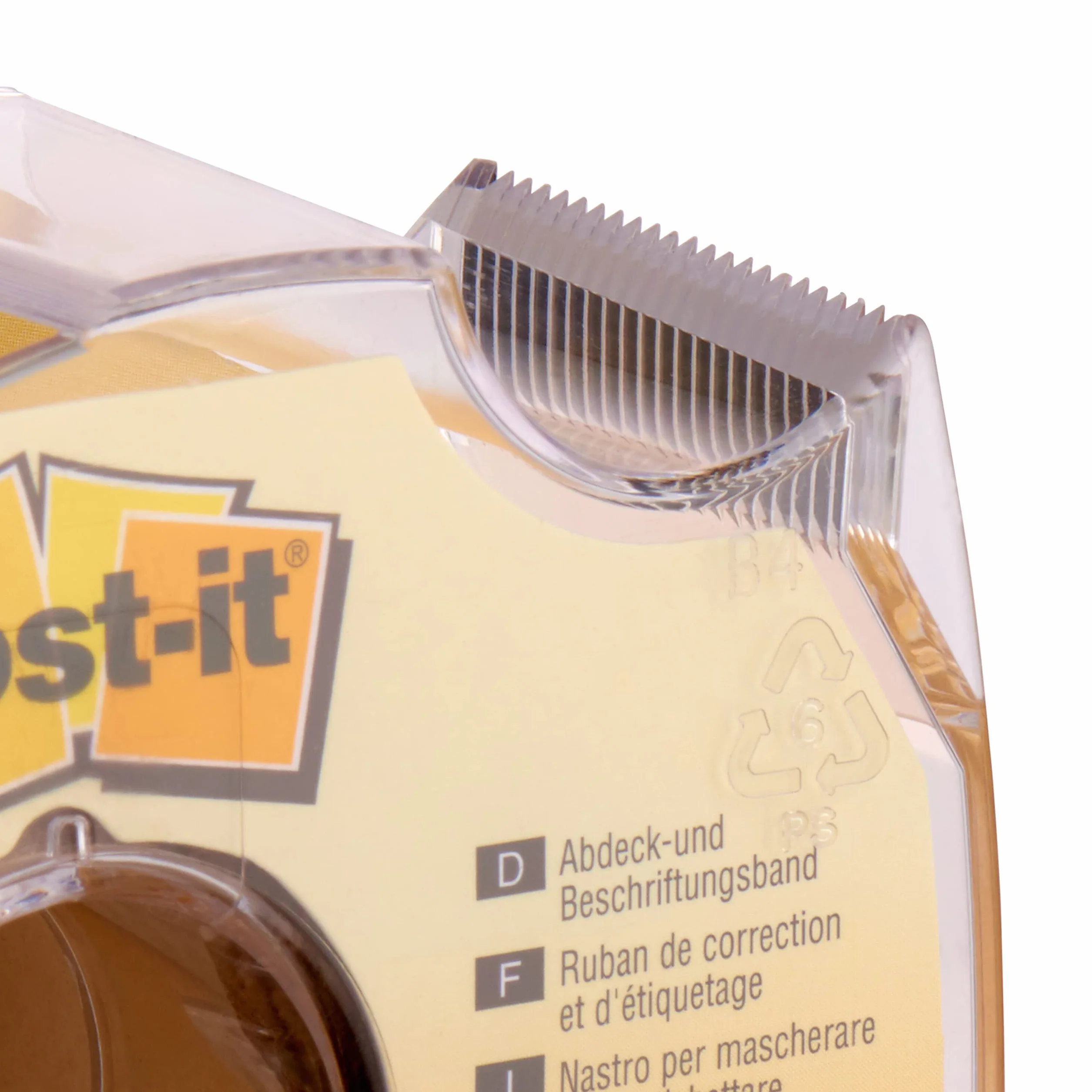 Post-it Nastro Adesivo in Carta Scrivibile Bianco Rimovibile Rotolo 25 mm x 17,7 m
