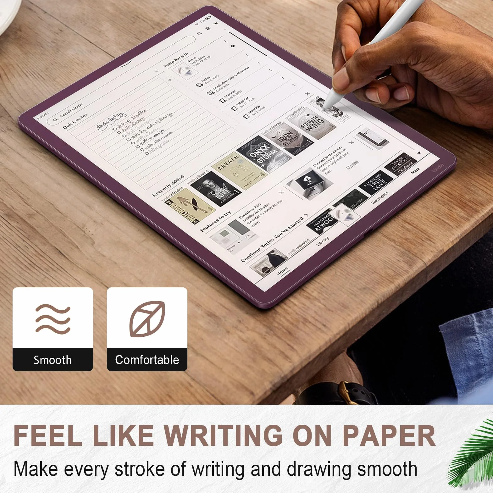 MoKo 3 pellicole protettive effetto carta per Kindle Scribe 11" Colorsoft, 3ª gen. 2025, PET opaco