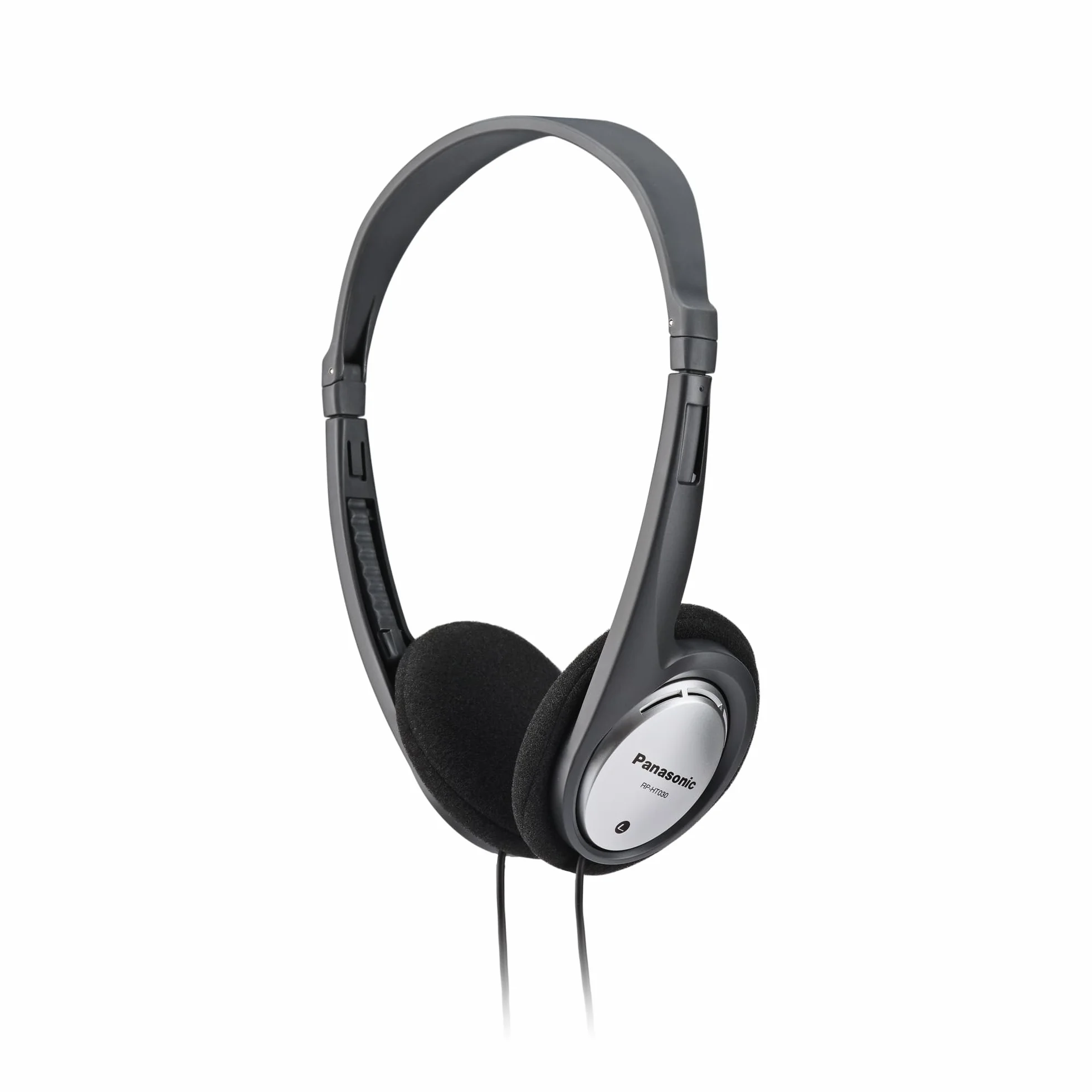 Panasonic HT030 Cuffie con Filo Ergonomiche Pieghevoli, Cavo 1,2 m, Argento