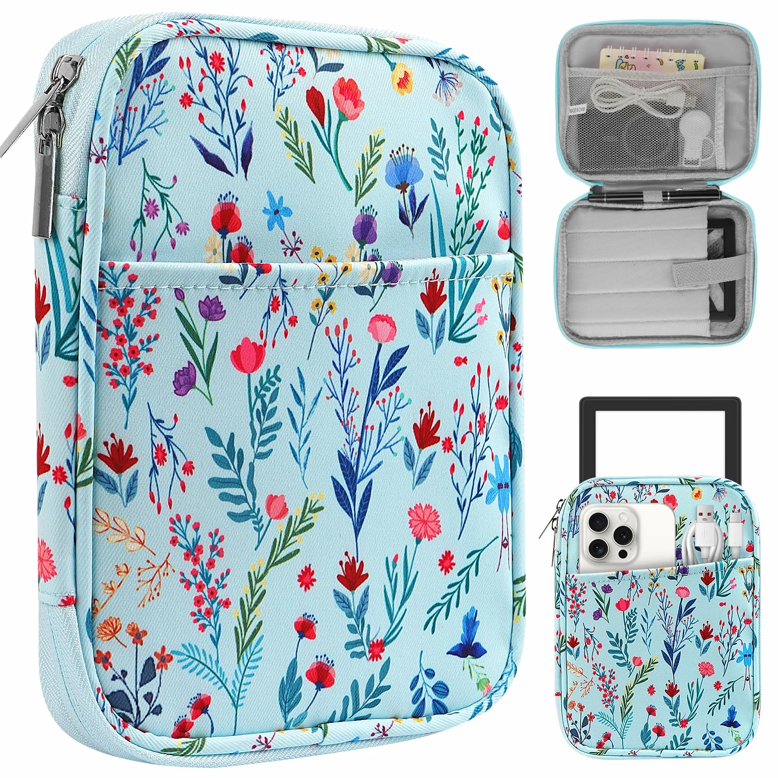 HoYiXi Protective Case for 6-6.8 inch eReaders, Compatible with Kindle Paperwhite 2025-2012, All-new Kindle, Kobo, Tolino, Anti-Drop Sleeve