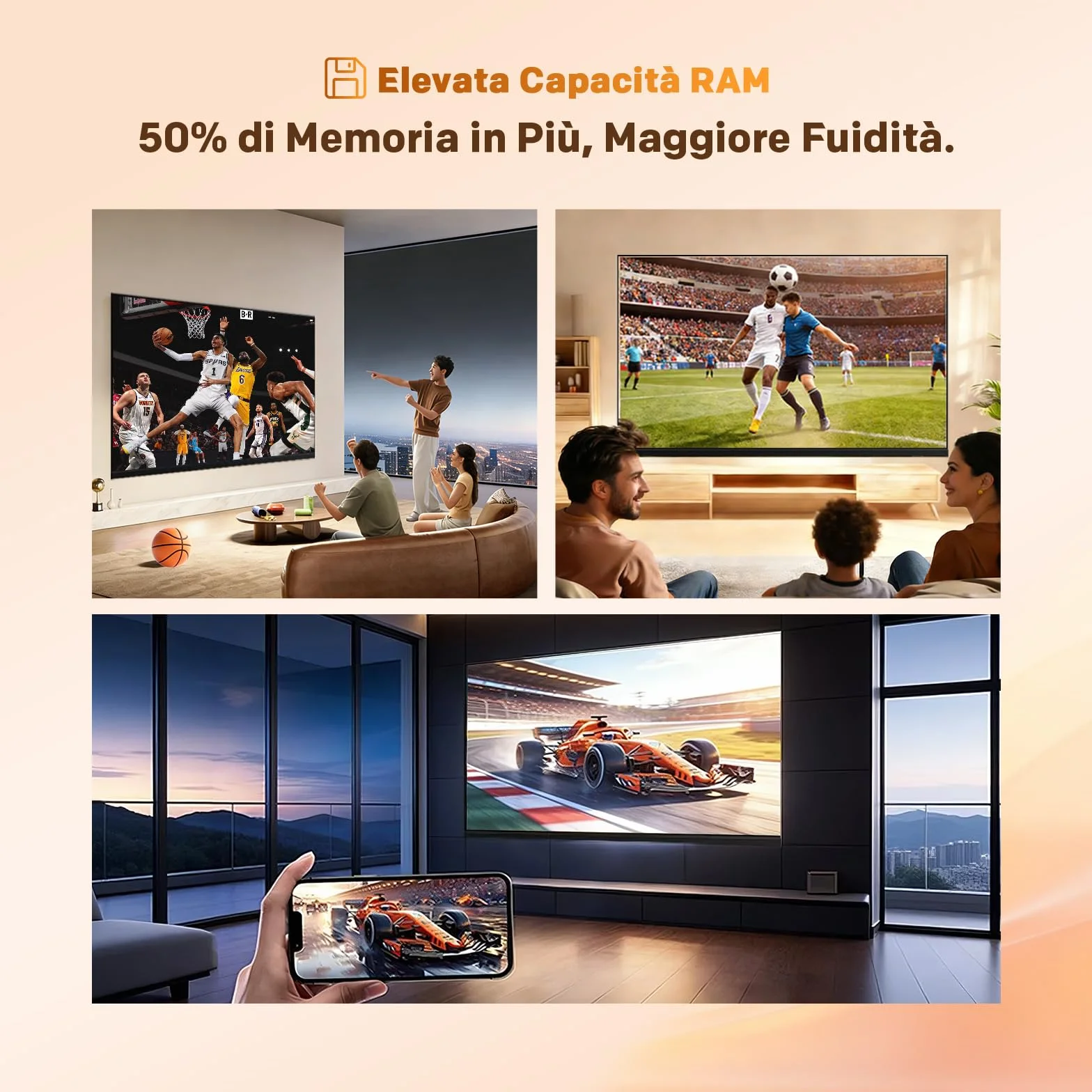 Coocaa 40 Pollici Smart TV QLED Full HD HDR 10 Dolby Audio 1.5GB RAM DVB-T/T2/C/S/S2 CI+ HEVC Main10 40CTQH38Z