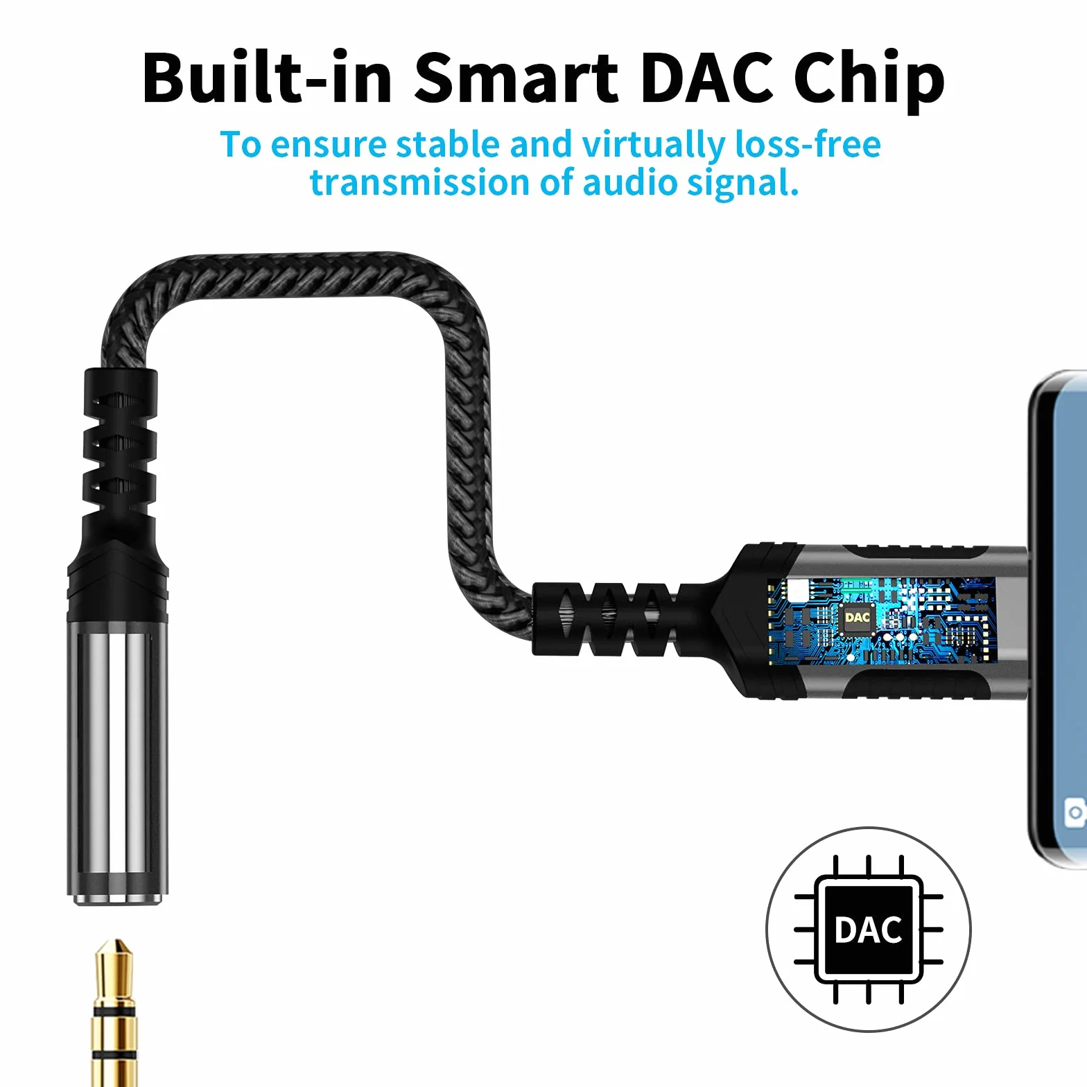 Adattatore USB C a Jack 3.5mm per Samsung Galaxy A16 A17 A26 A34 A56 S26 S25 iPhone Air 17 16e 15Pro Max Pixel 10 9a