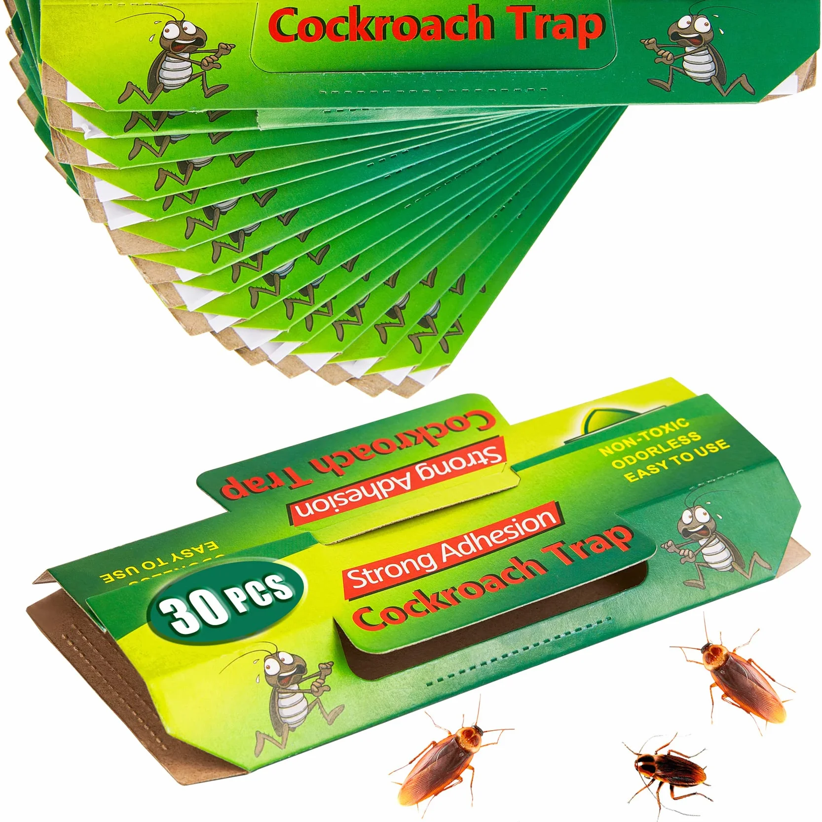 30pezzi Trappole Scarafaggi e Blatte Trappola per Scarafaggi Casa Trappole per Blatte Anti Scarafaggi da interno