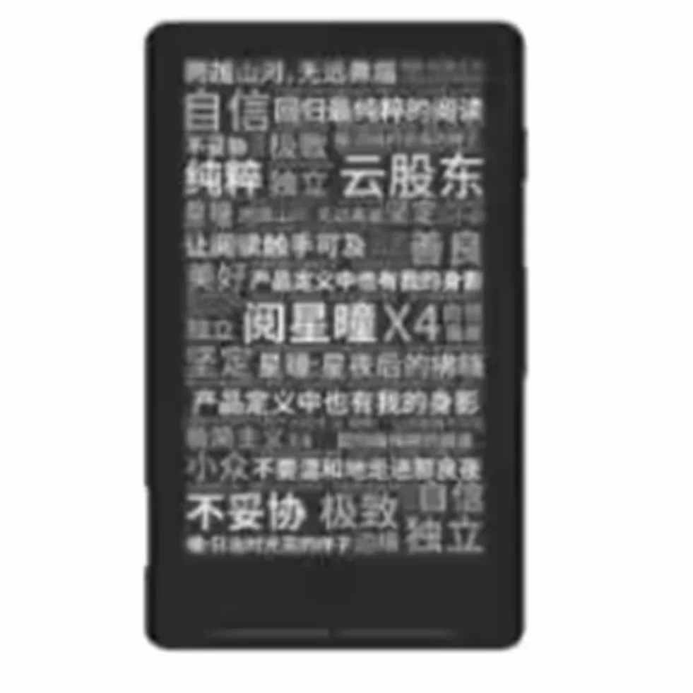 E-Book Reader 4,3 Cali Schermo Ink 220ppi 16GB Memoria Bianco