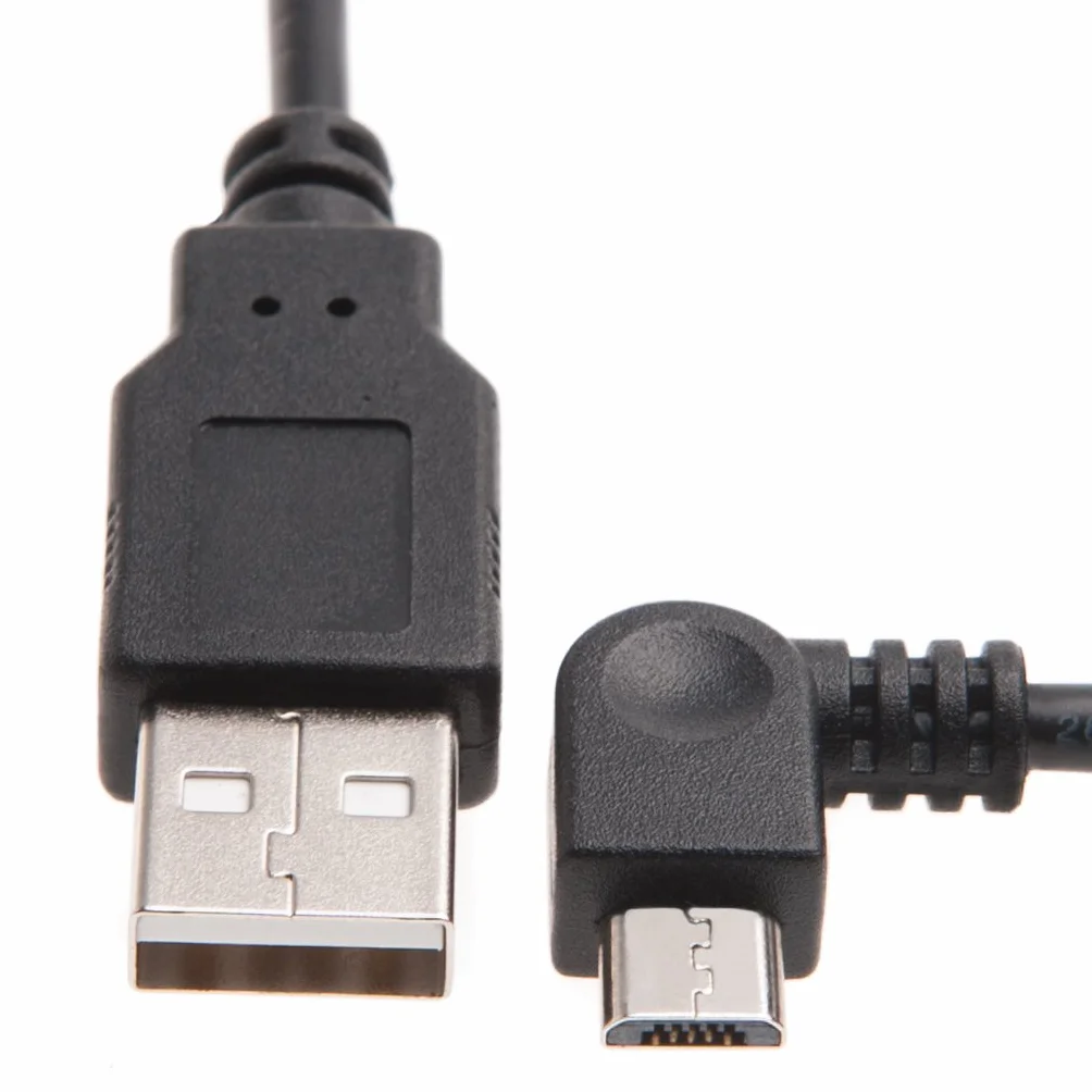 Keple Micro USB Cavo Angolo Retto 90 Gradi Sincronizzazione Carica Auto Compatibile TomTom START 50 GPS 1m
