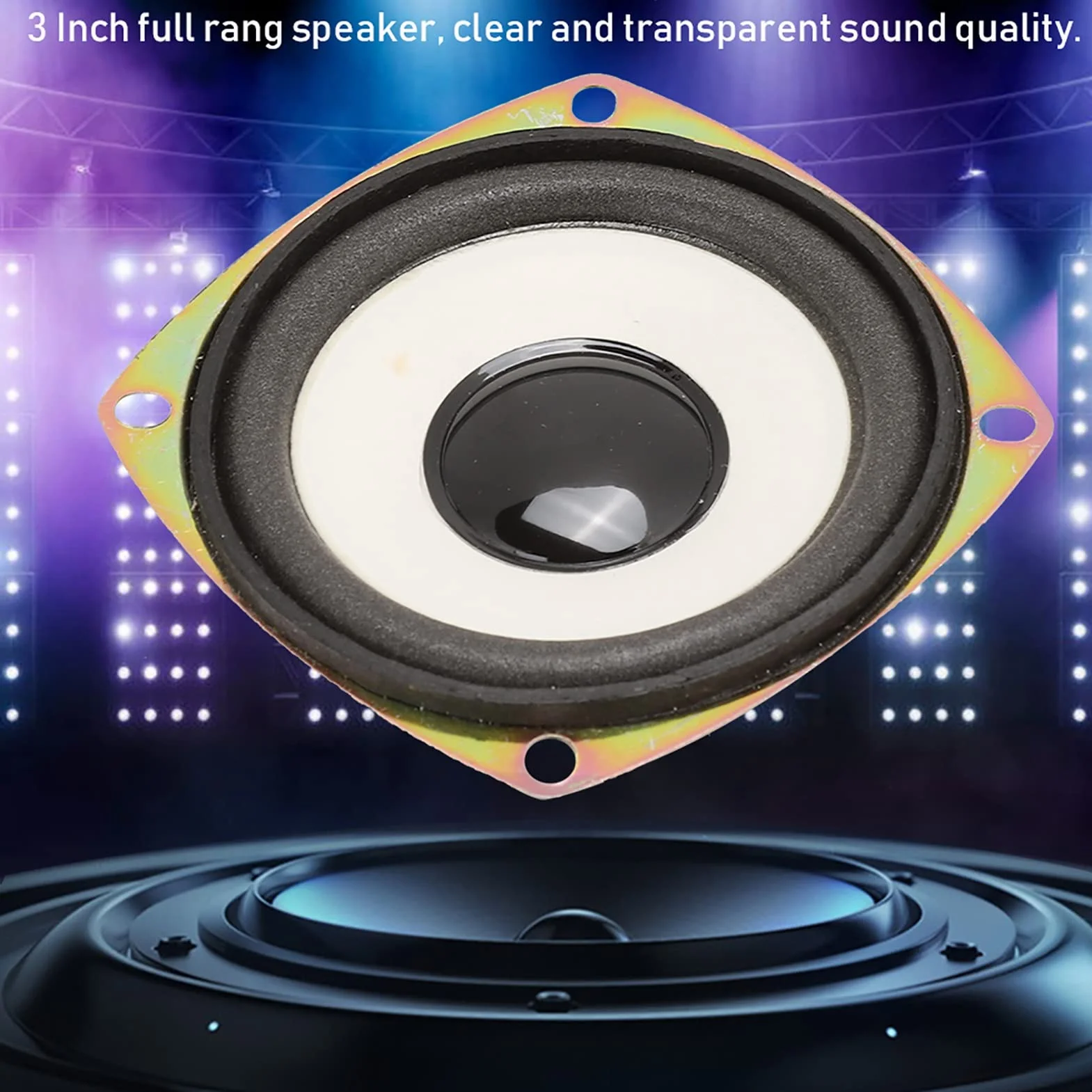 Altoparlante Full Range 3 pollici 4ohm 5W Mini altoparlante a piena frequenza Woofer per cassa multimediale