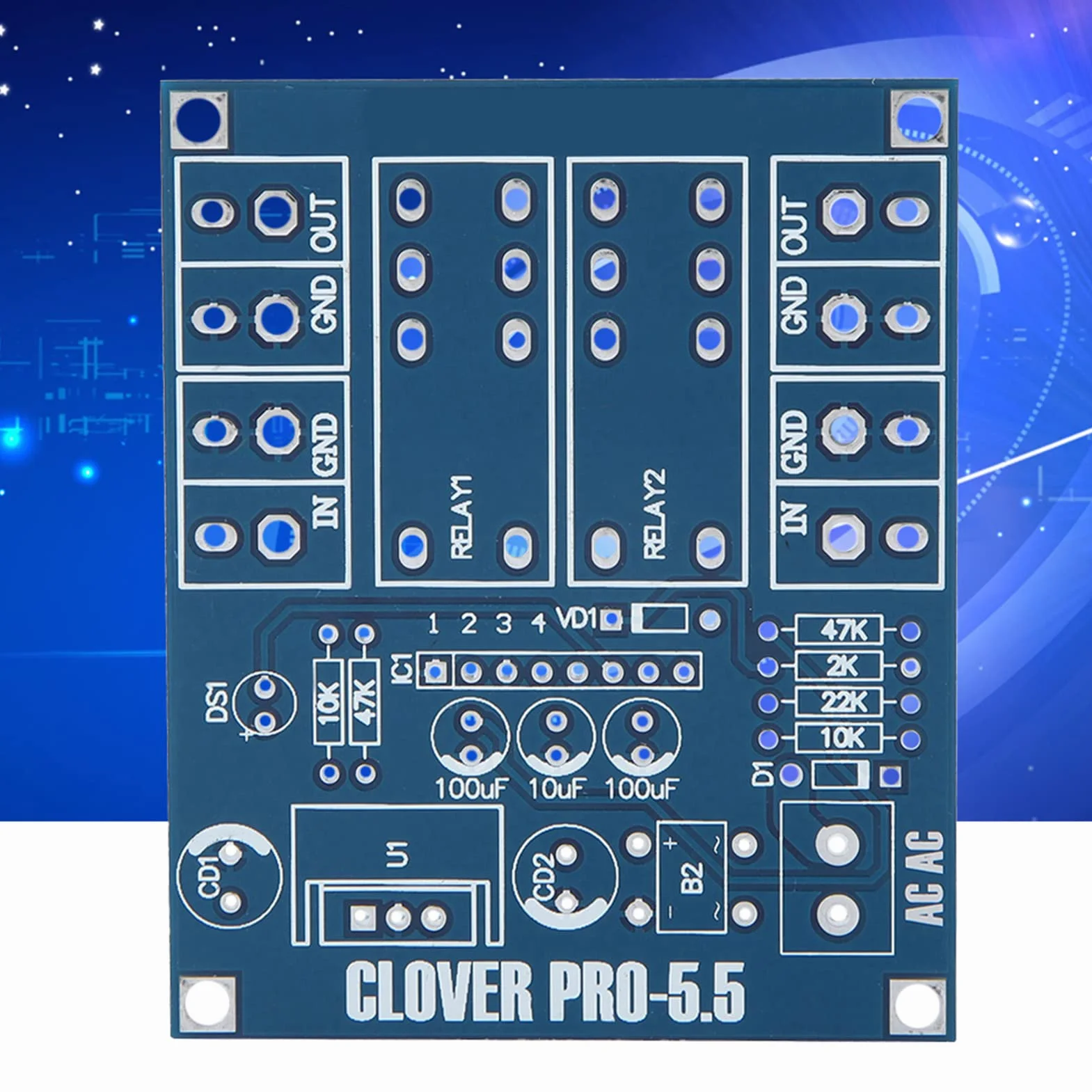 Modulo Protezione Altoparlante UPC1237 Doppio Relè 12-24V Amplificatori Stereo Audio Professionali