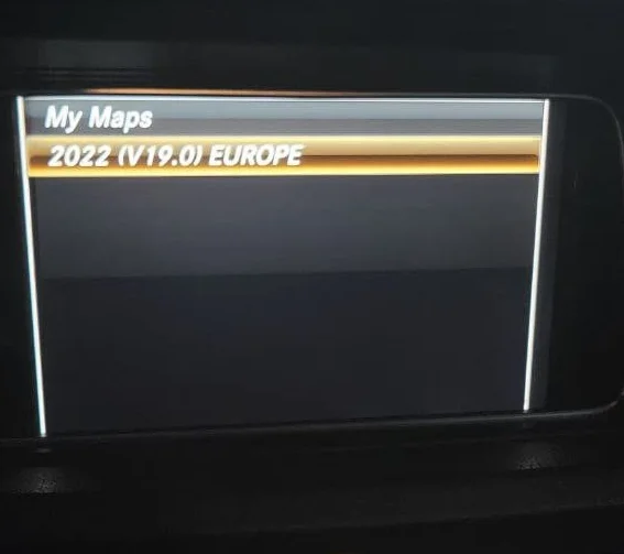 Mapa GPS Europa 2022 v19 do Mercedes Garmin Map Pilot