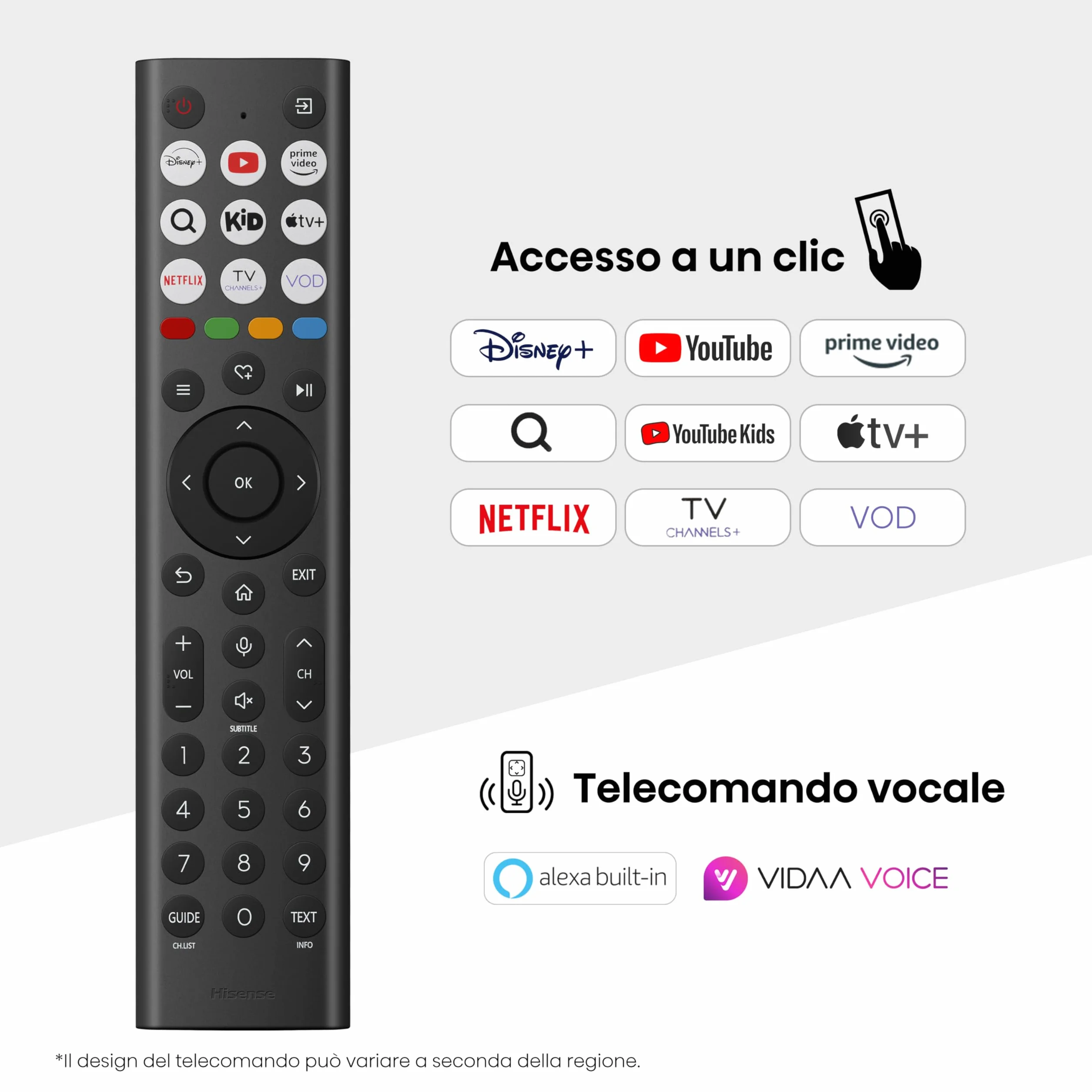 Hisense TV 43" QLED 4K 43E78Q Smart TV VIDAA U8 Dolby Vision HDR10+ Game Mode Plus Dolby Atmos 60Hz 2025