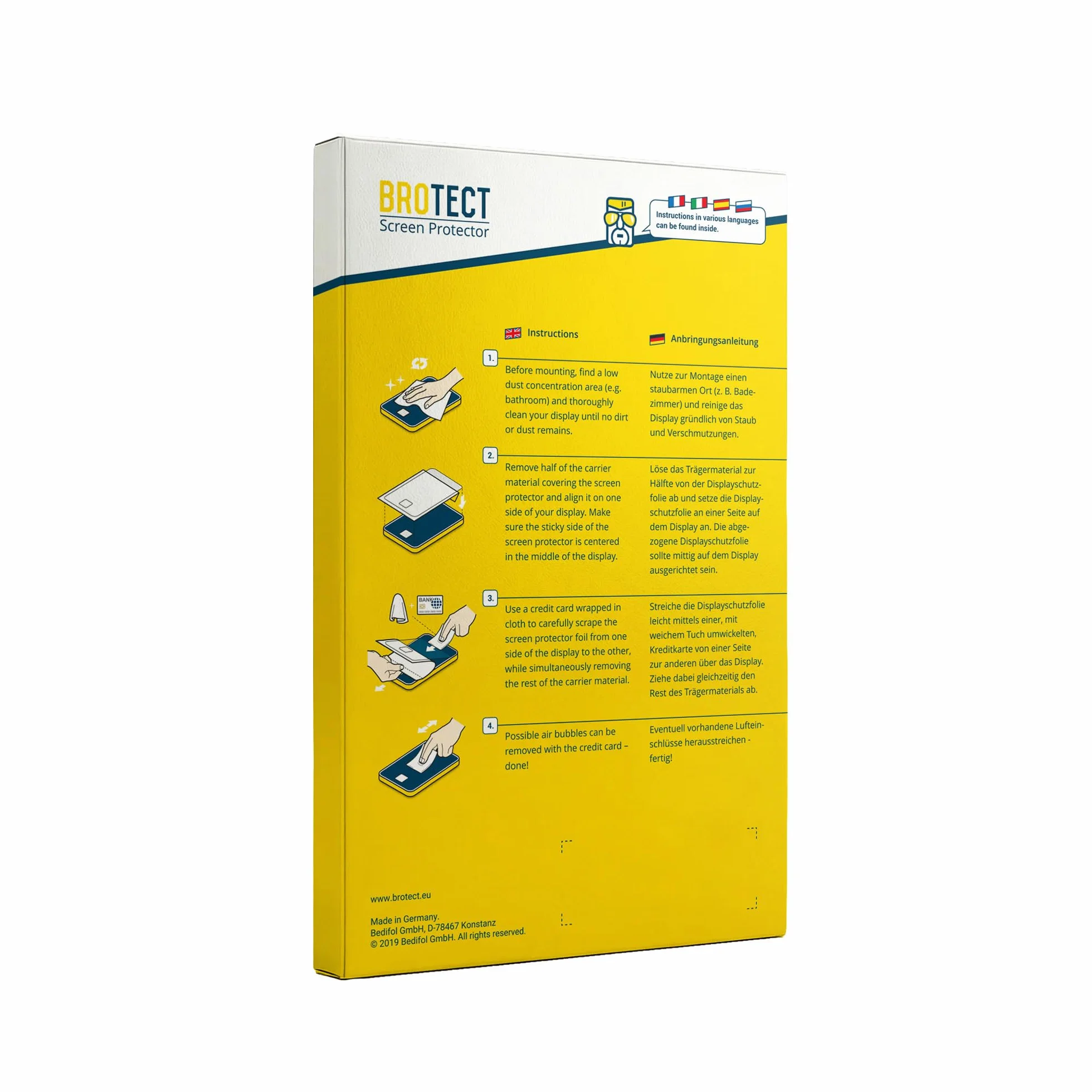 Brotect Pellicola Protettiva Opaca per Atoto A6 PF 9 Zoll Anti-Riflesso (2 Pezzi)