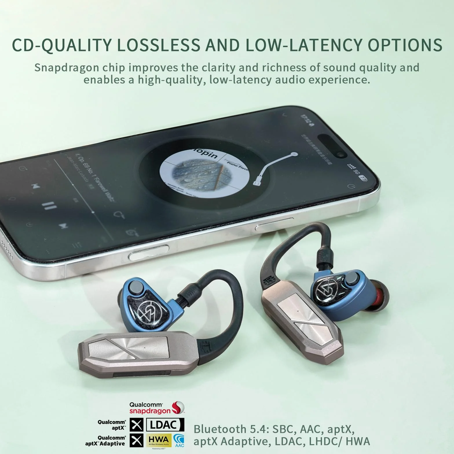 iFi GO Pod Max DAC portatile TWS Bluetooth 5.4 ad alta fedeltà per IEM LDAC aptX Lossless K2HD 35H UVC ricarica rapida