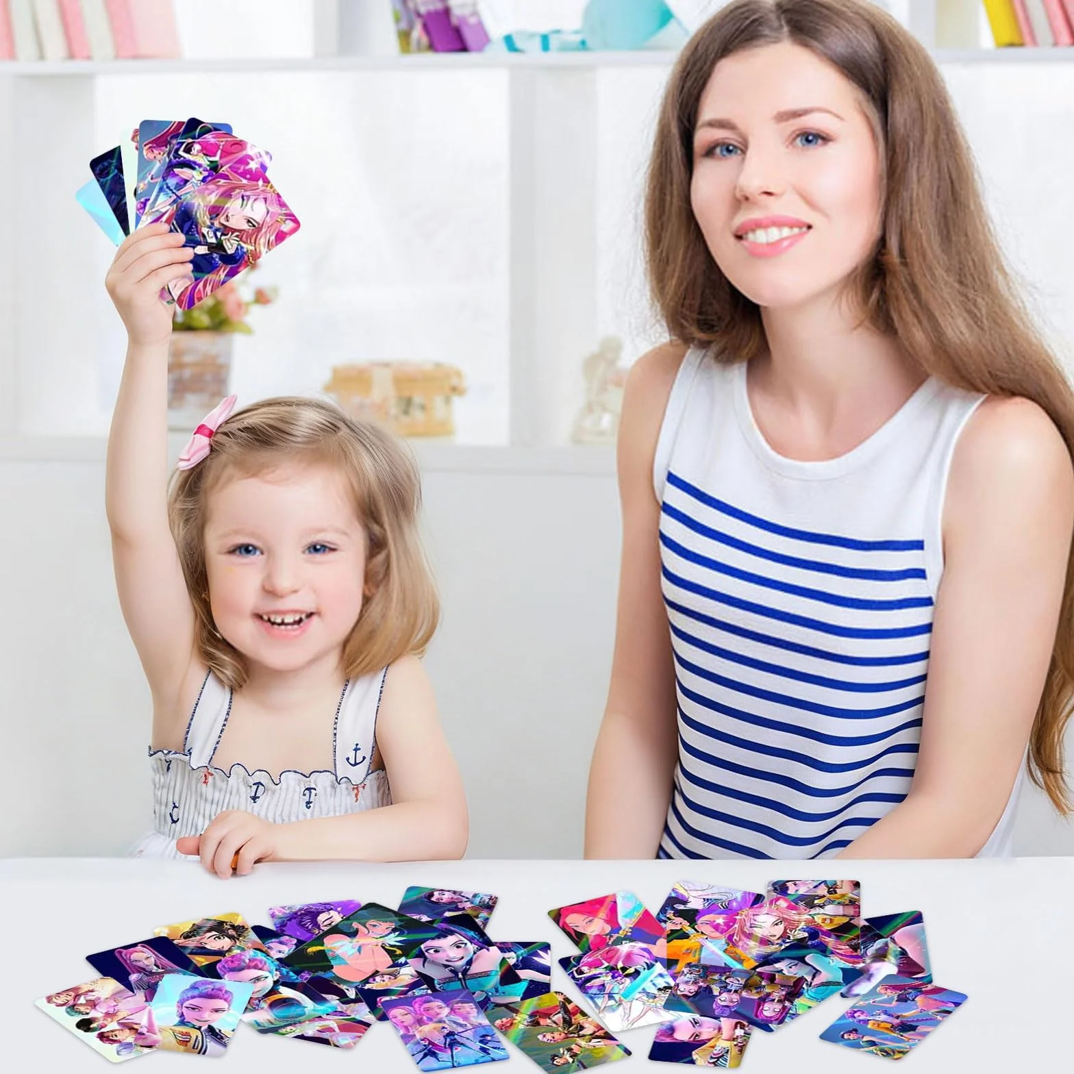 Kop Demo Huntr Fotocarte per Fan, Carte da Collezione con Motivi, Set Regalo 132pcs