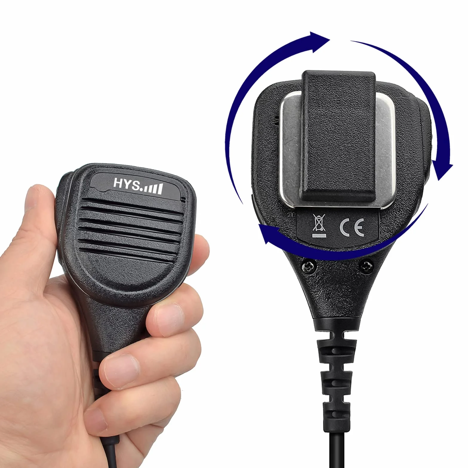 Motorola DP2000 DP2400 DP2600 DP3441 DEP550 XPR3300 MTP3250 XiR P6600 HYS Microfono altoparlante remoto a spalla con jack 3,5 mm