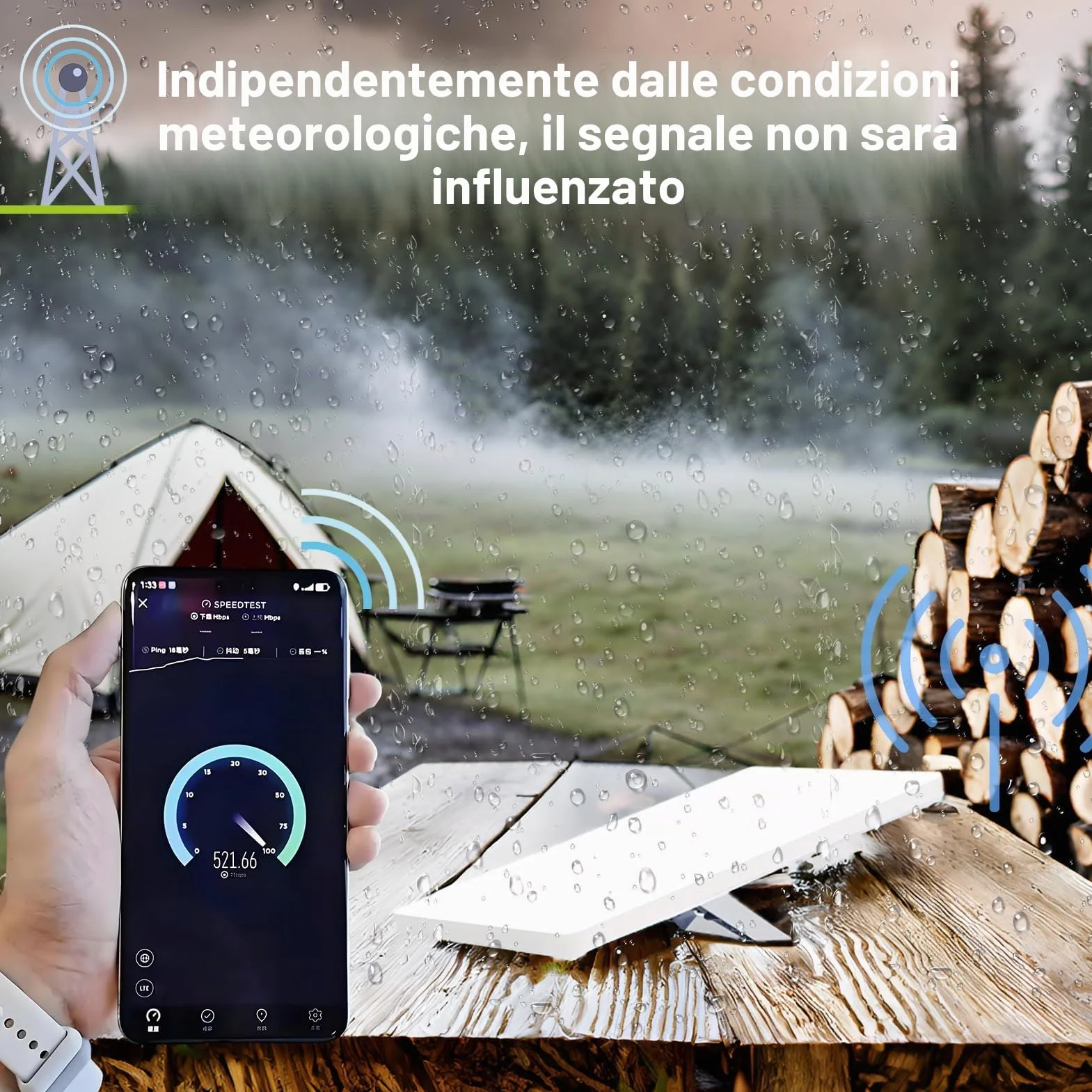 Starlink Mini Custodia Protettiva in Silicone Impermeabile per Viaggi