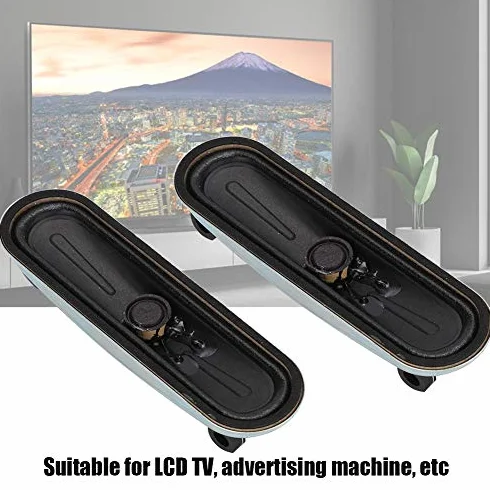 ASHATA Altoparlante 2Pcs Full Range 8 Ohm 10W per TV LCD