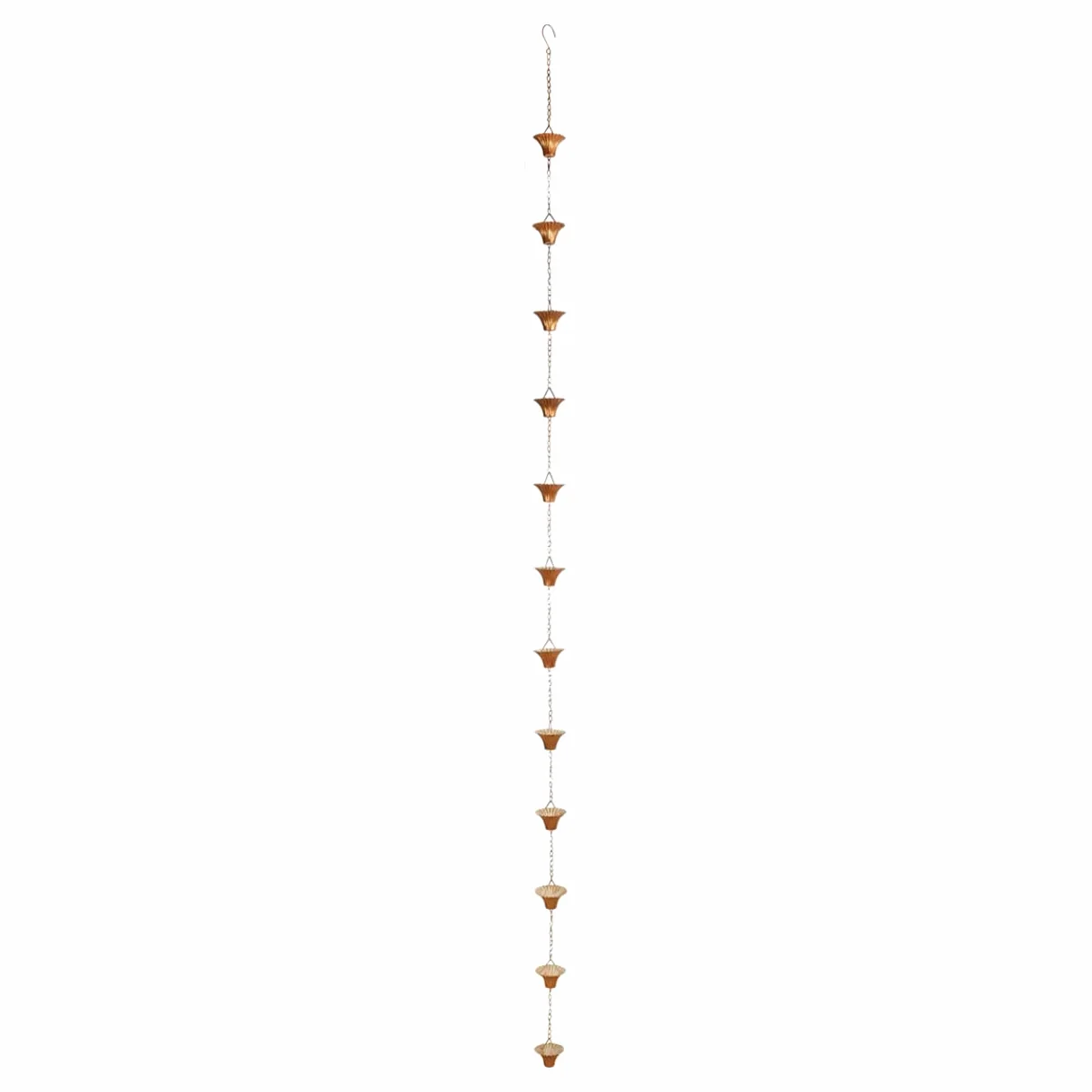 Esschert Design TH87 Collana Antipioggia in Rame Argentato