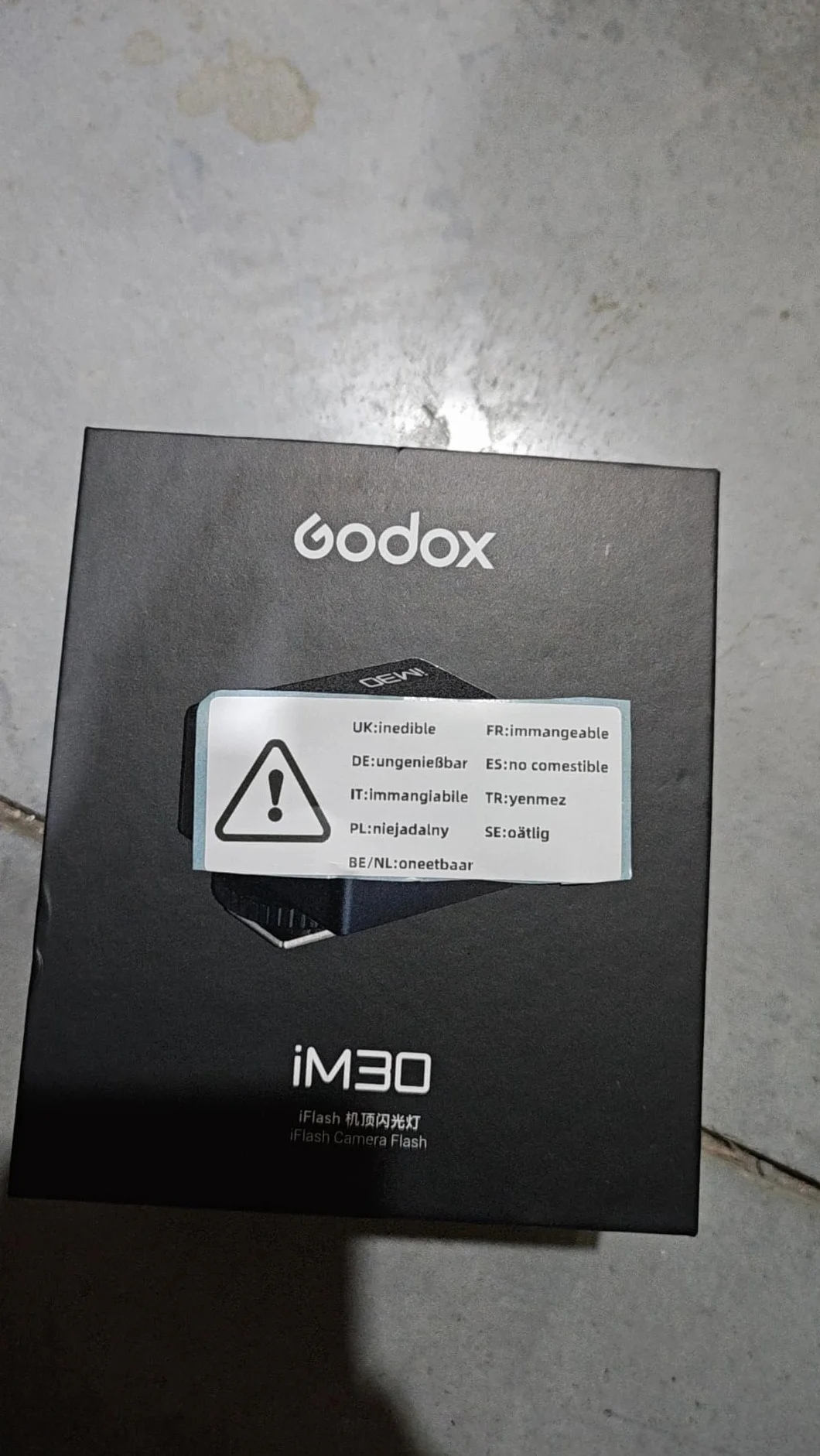 Godox iM30 Flash 7 Livelli di Potenza Mini Speedlite 6500K per Fotocamera