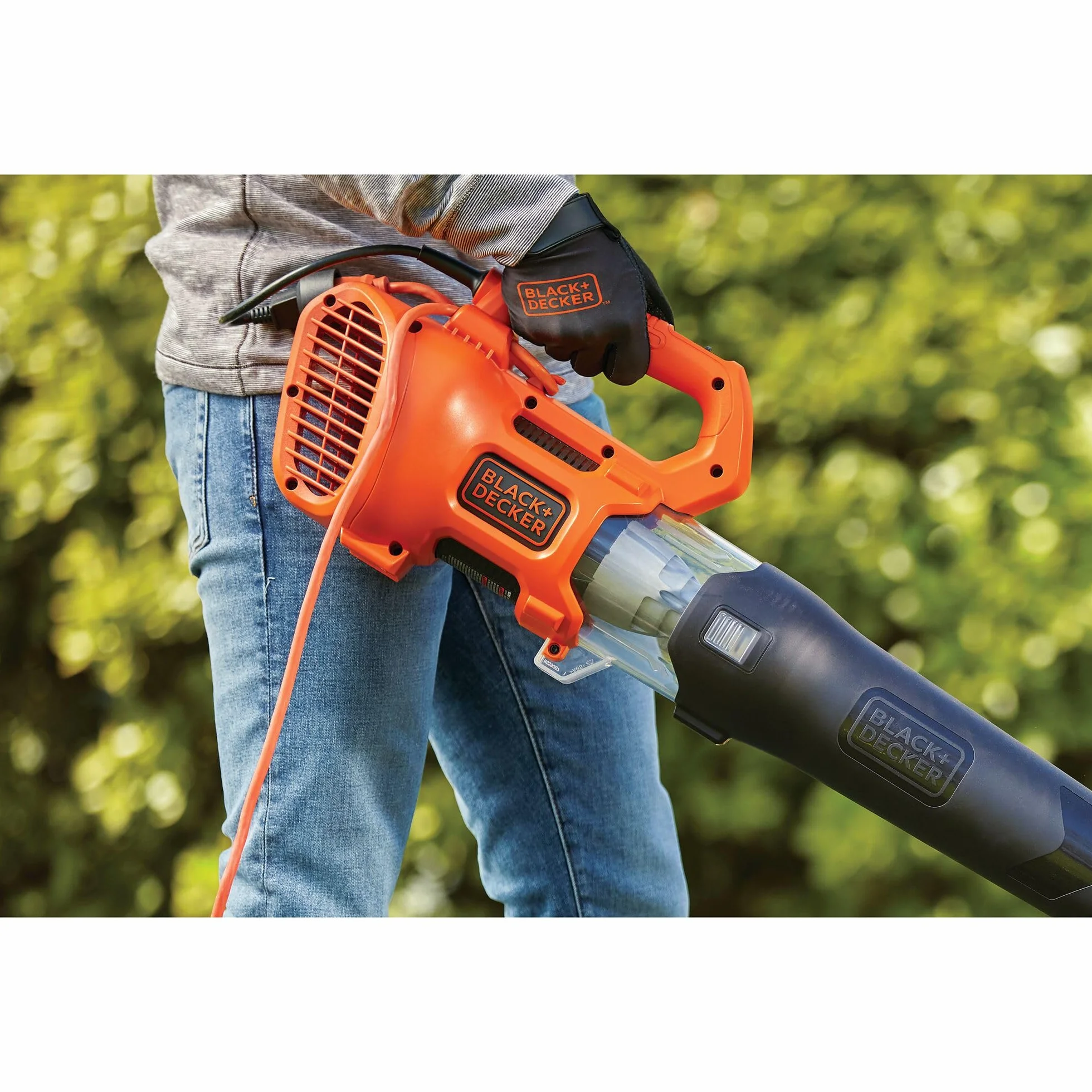 BLACK+DECKER,SOFFIATORE ASSIALE 1850W - VEL SOFFIAGGIO FINO A 190 KM/H, DESIGN LEGGERO E COMPATTO . BEBL185-QS