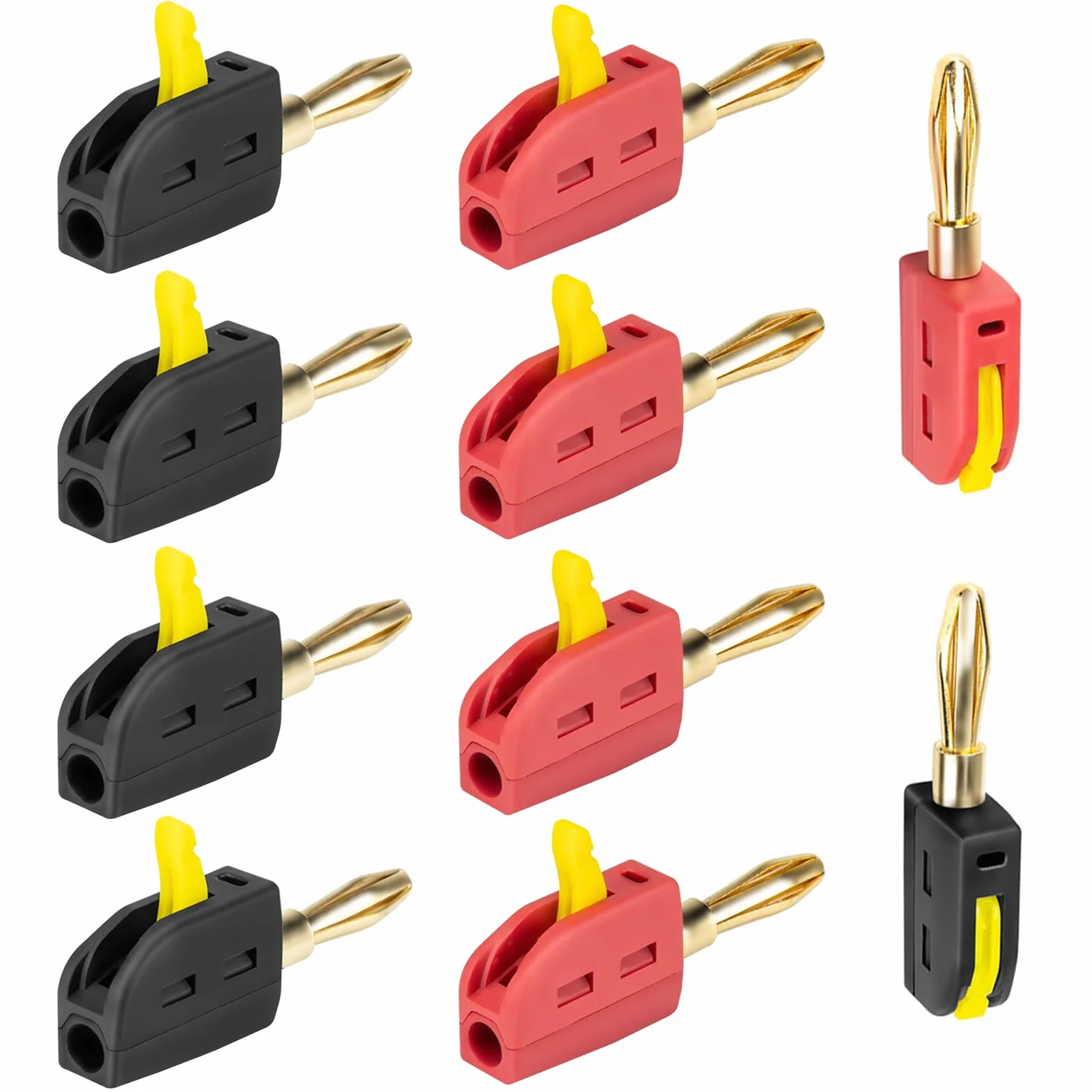 Connettore a banana 4 mm 32 A 10 pezzi spina a banana convertitore per cavi