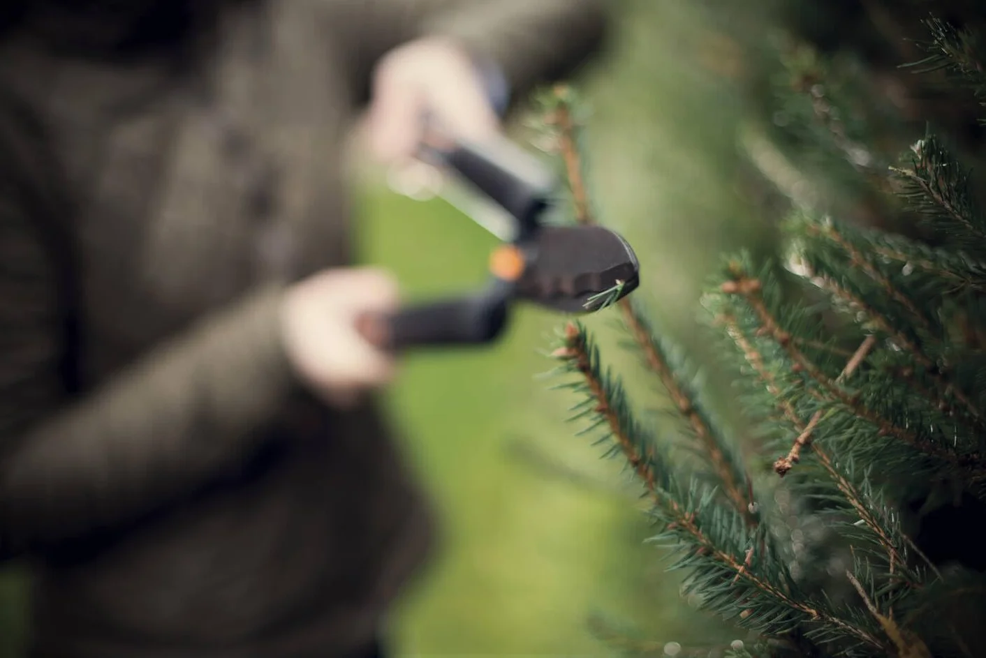 Fiskars Nożyce do żywopłotu SingleStep, ostrza faliste ze stali, 58 cm, HS22