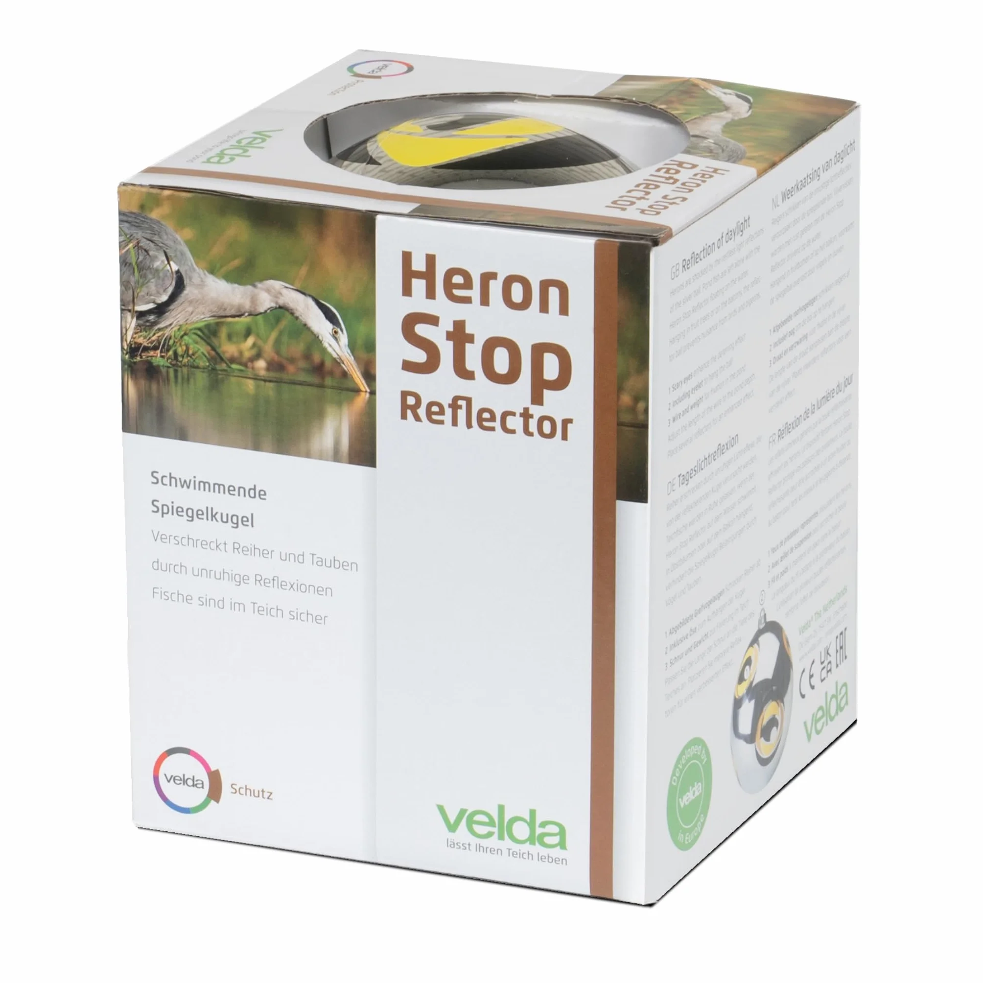 velda 128034 Heron Stop Spinner - Spauracchio visivo, Motivo: Occhio di Rapace