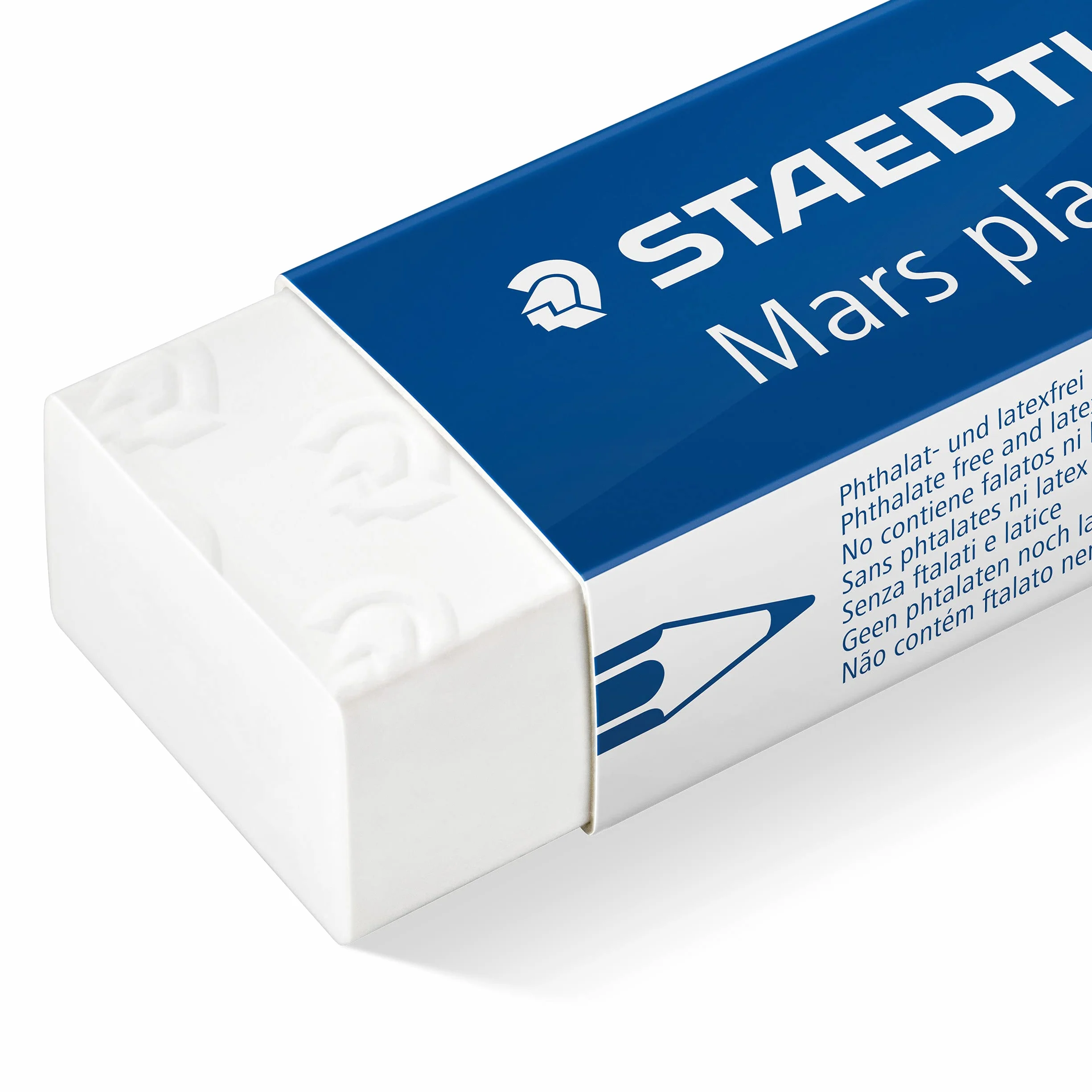 Staedtler Mars Plastic Gomme da Cancellare Set 4 Pezzi Cancelleria Scuola Ufficio