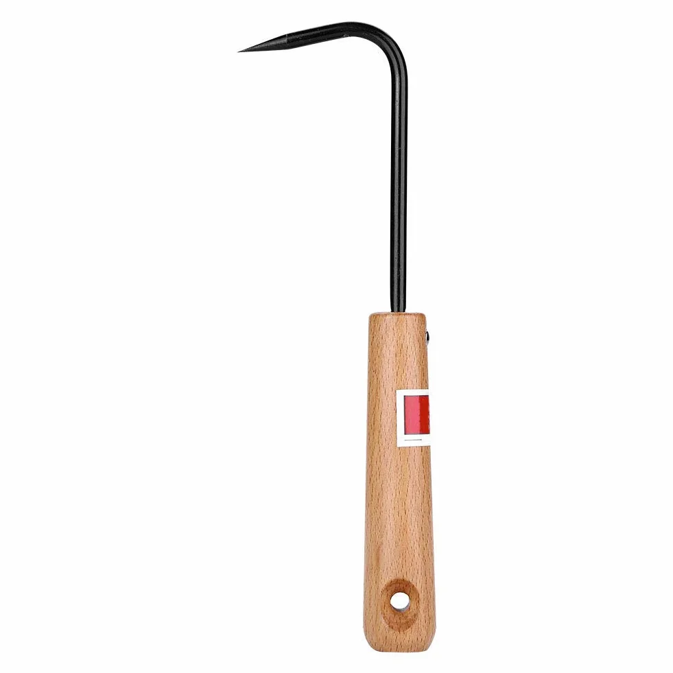 TOPINCN Gancio per Bonsai da Giardinaggio, Manico in Legno Gancio per Diserbo Strumenti per Bonsai per Piante in Vaso Attrezzi da Giardinaggio Attrezzi da Giardino per Giardino